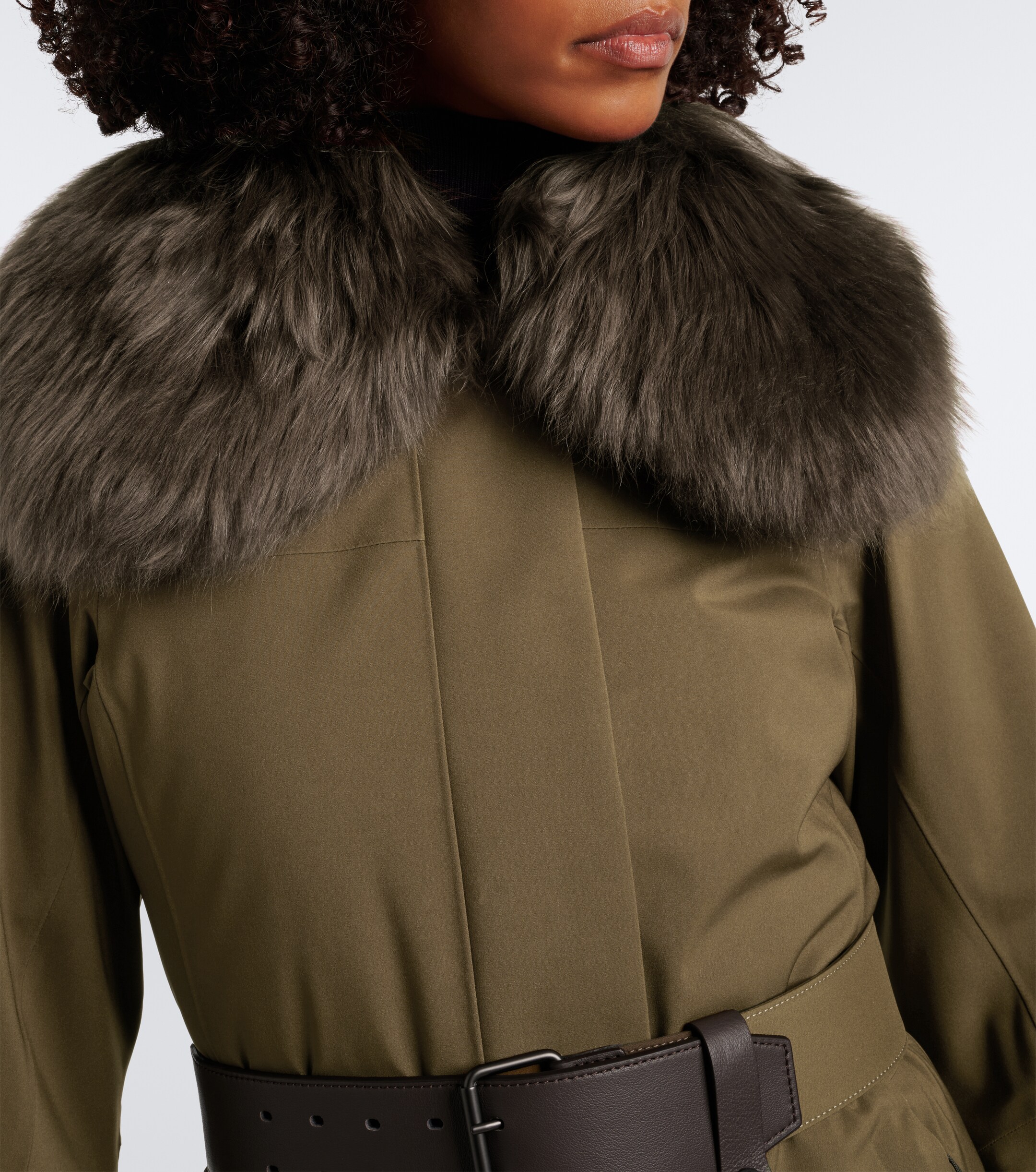 MONCLER GRENOBLE Moncler Grenoble Vizelles belted ski jacket