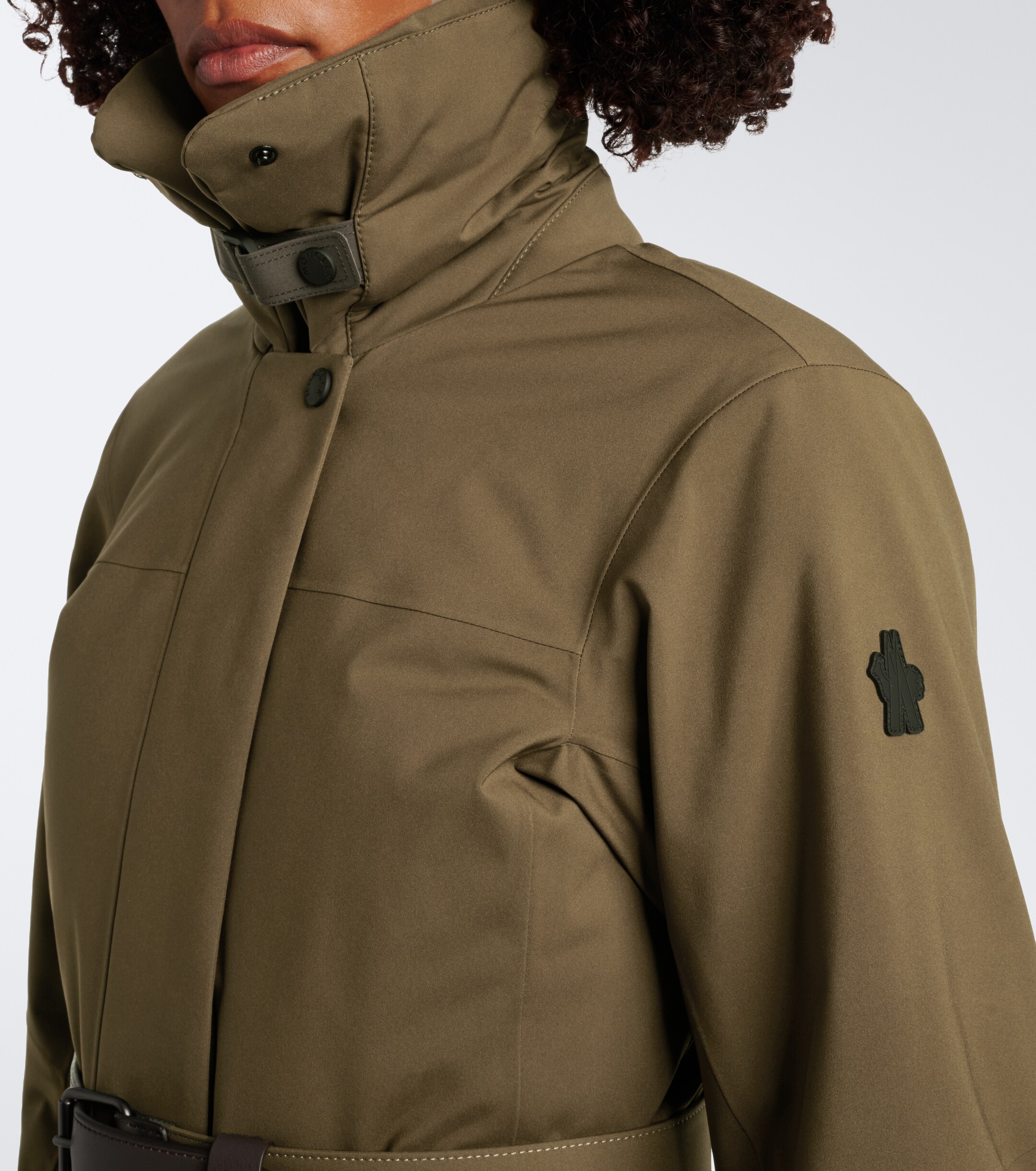 MONCLER GRENOBLE Moncler Grenoble Vizelles belted ski jacket