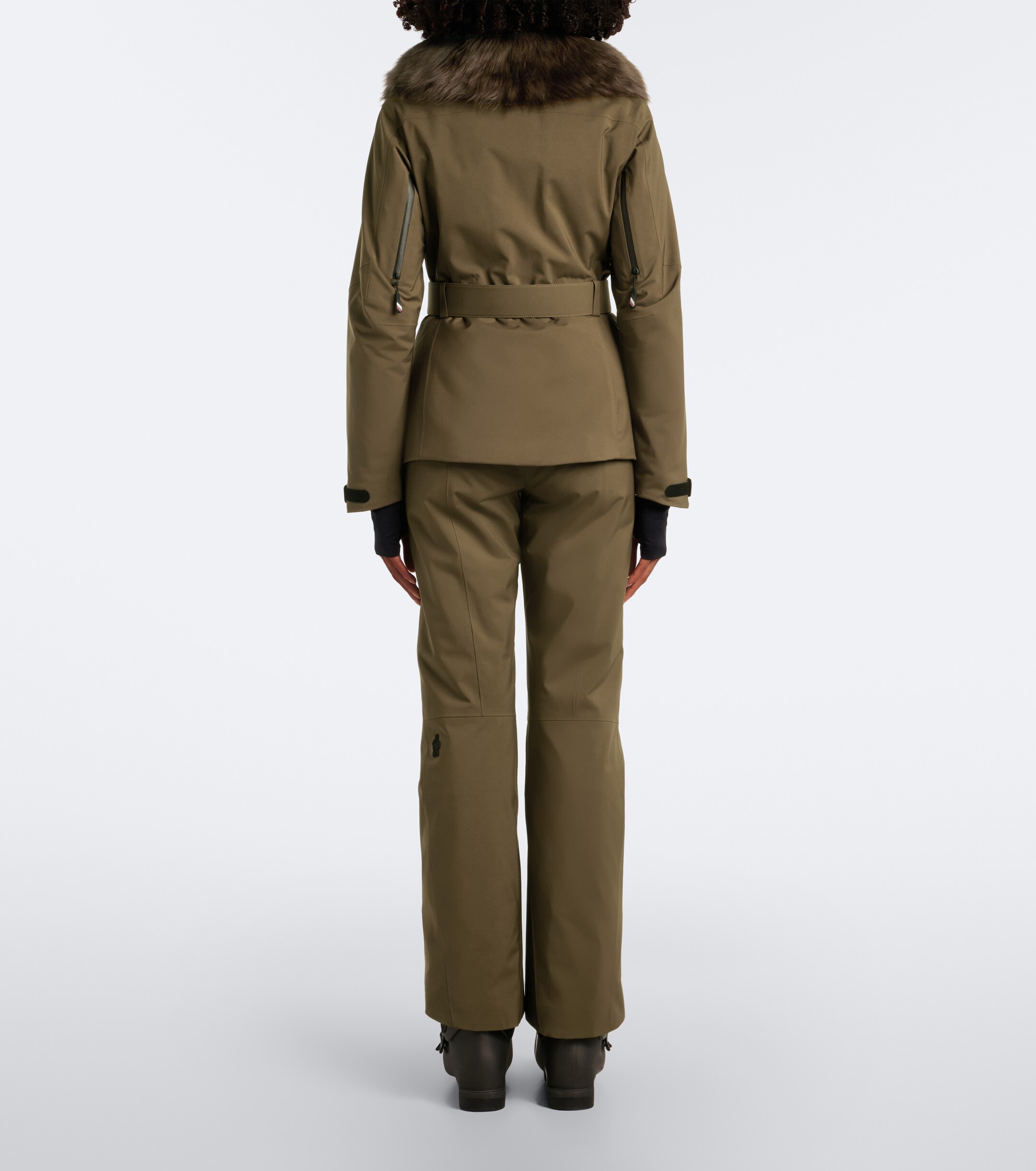 MONCLER GRENOBLE Moncler Grenoble Vizelles belted ski jacket