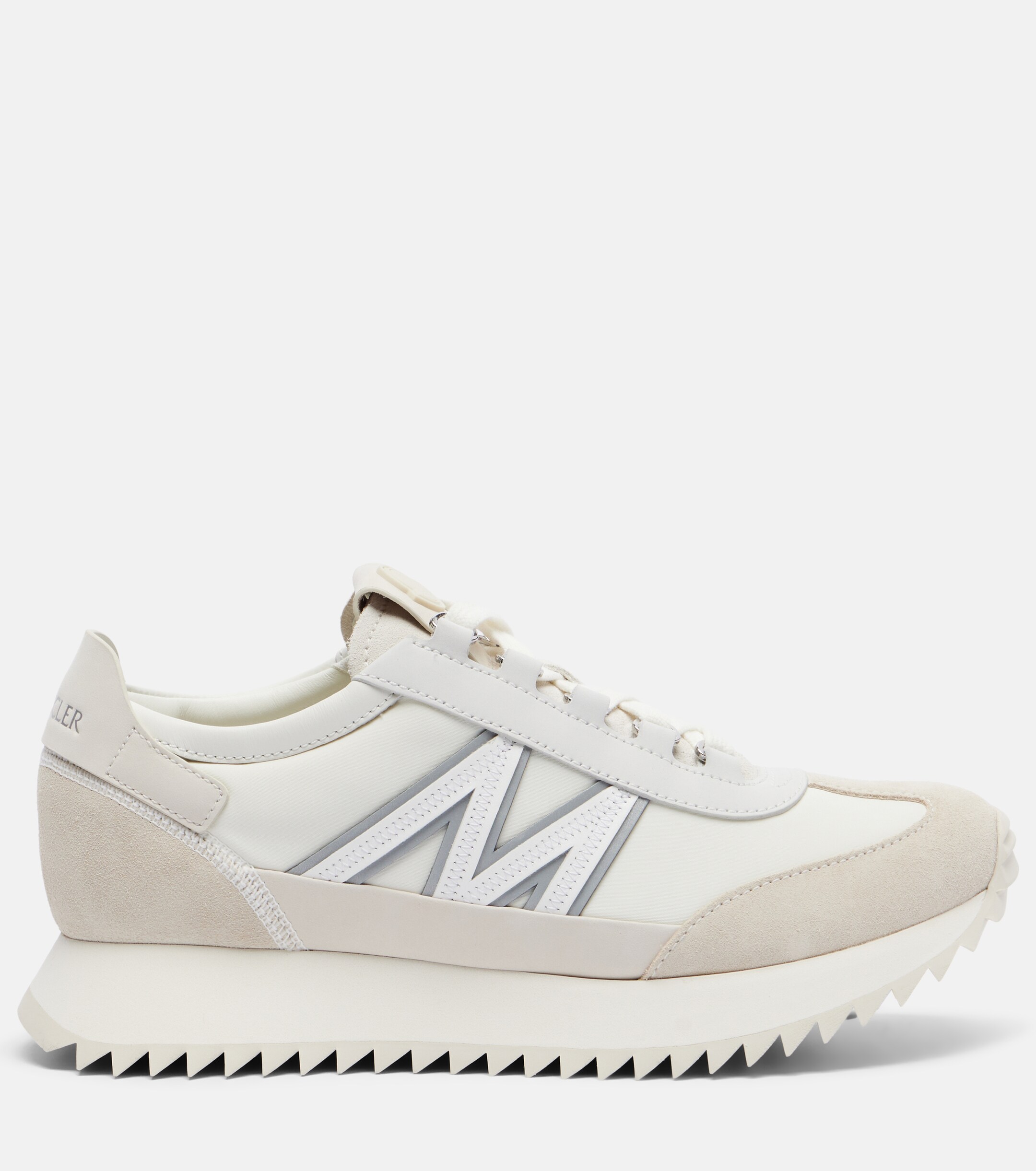 Moncler Moncler Pacey2 suede-trimmed sneakers