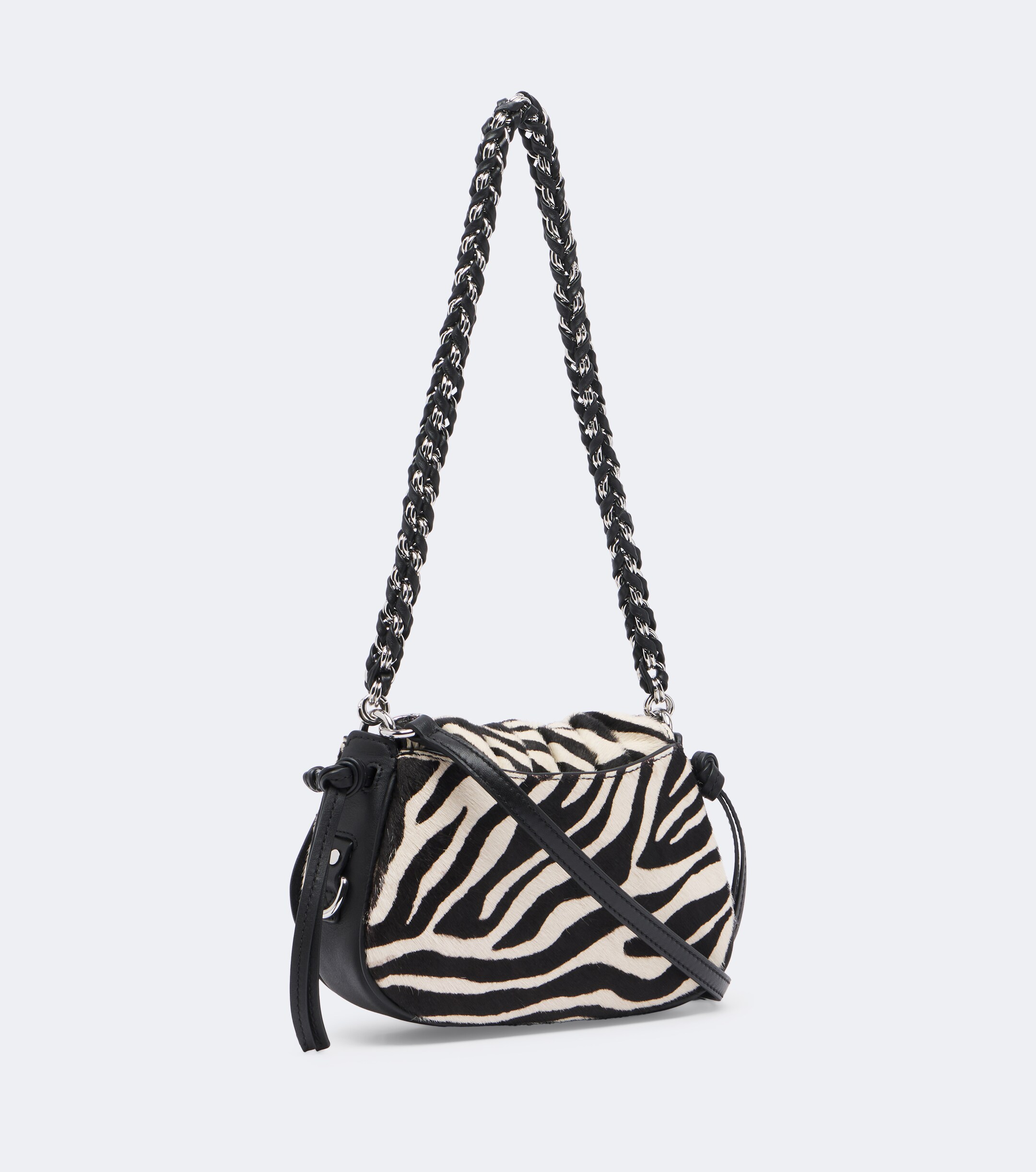 Isabel Marant Isabel Marant Bolton XS calf hair and leather shoulder bag