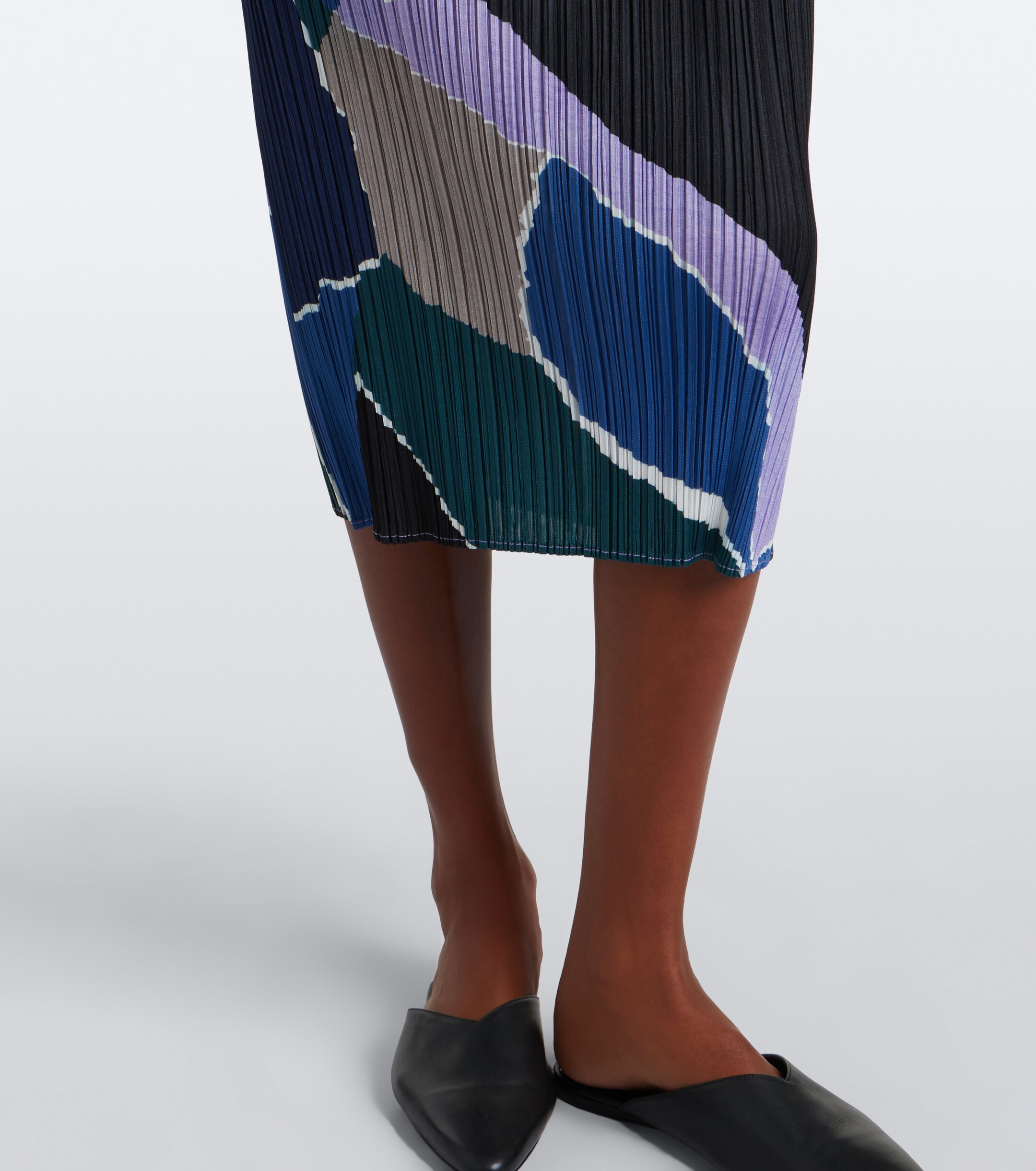 PLEATS PLEASE ISSEY MIYAKE Pleats Please Issey Miyake Surprise! pleated printed midi dress