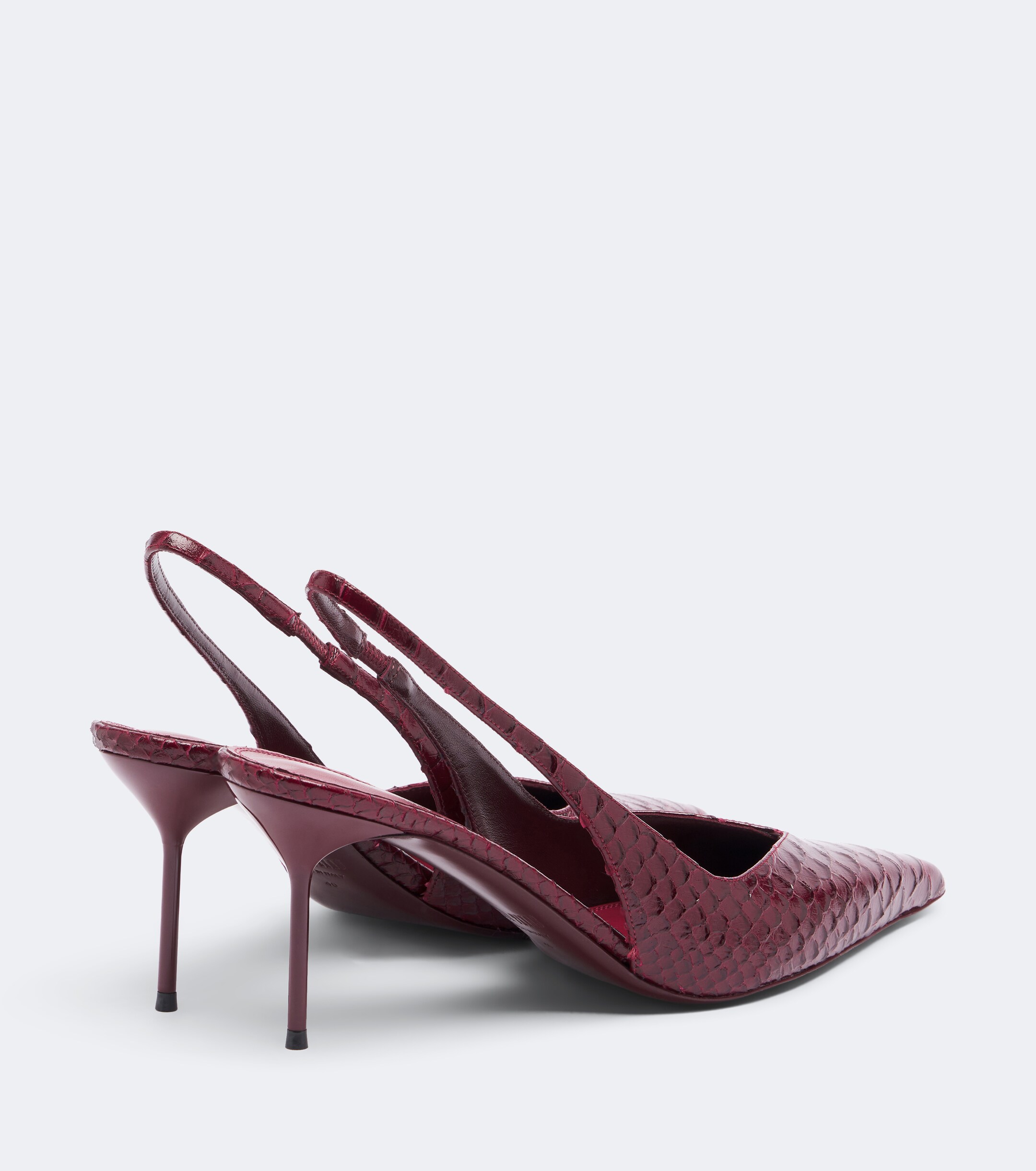 Paris Texas Paris Texas Lidia snake-effect leather slingback pumps