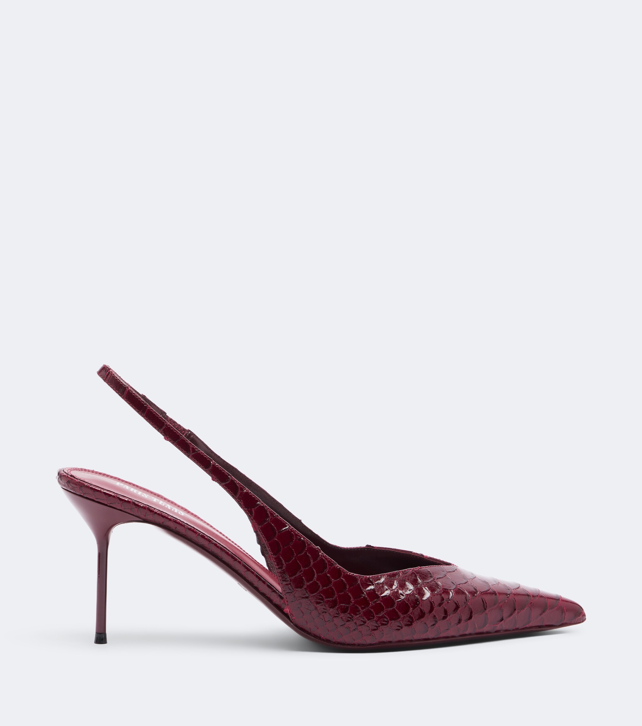 Paris Texas Paris Texas Lidia snake-effect leather slingback pumps