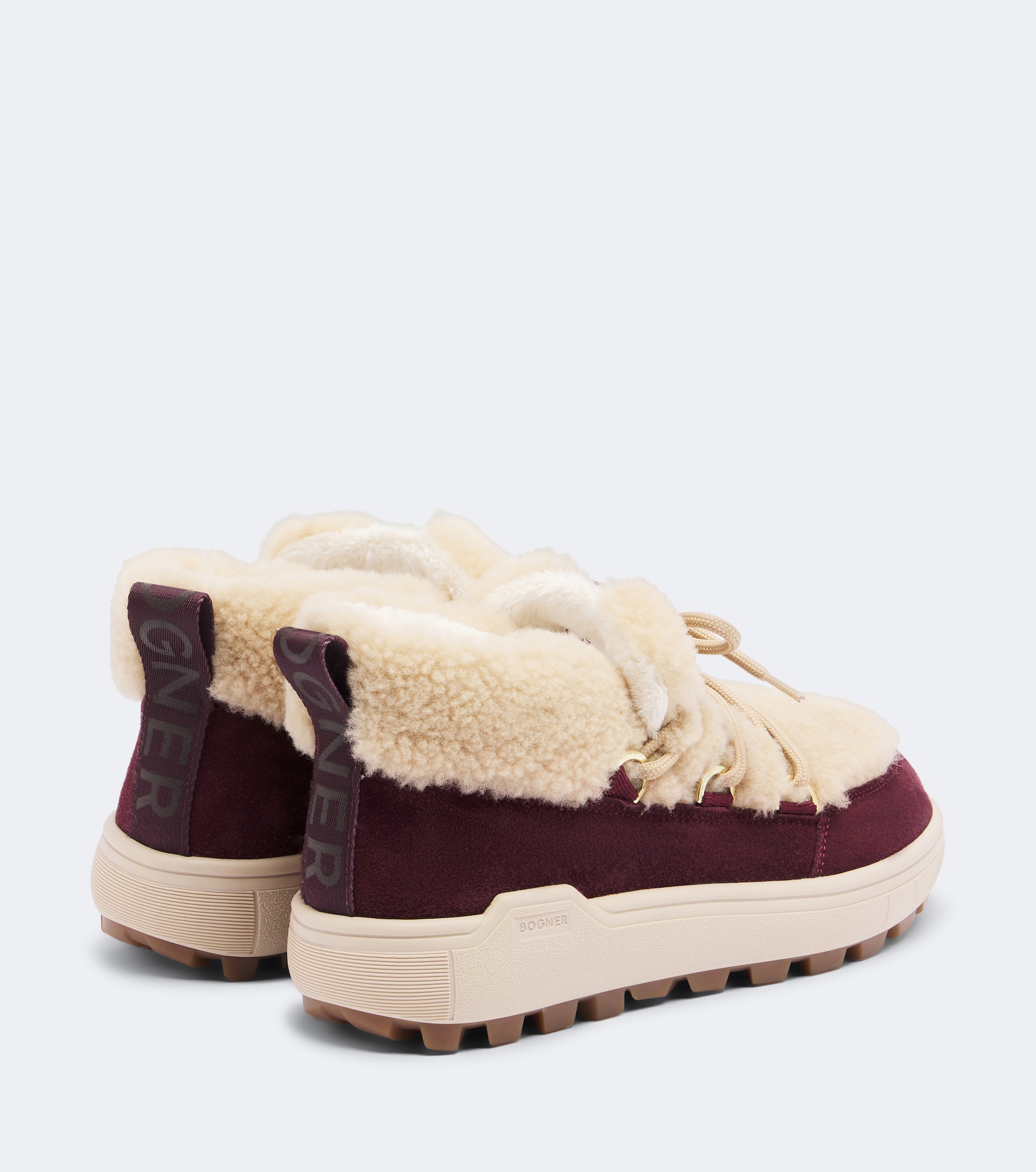 BOGNER Bogner Chamonix suede and shearling snow boots