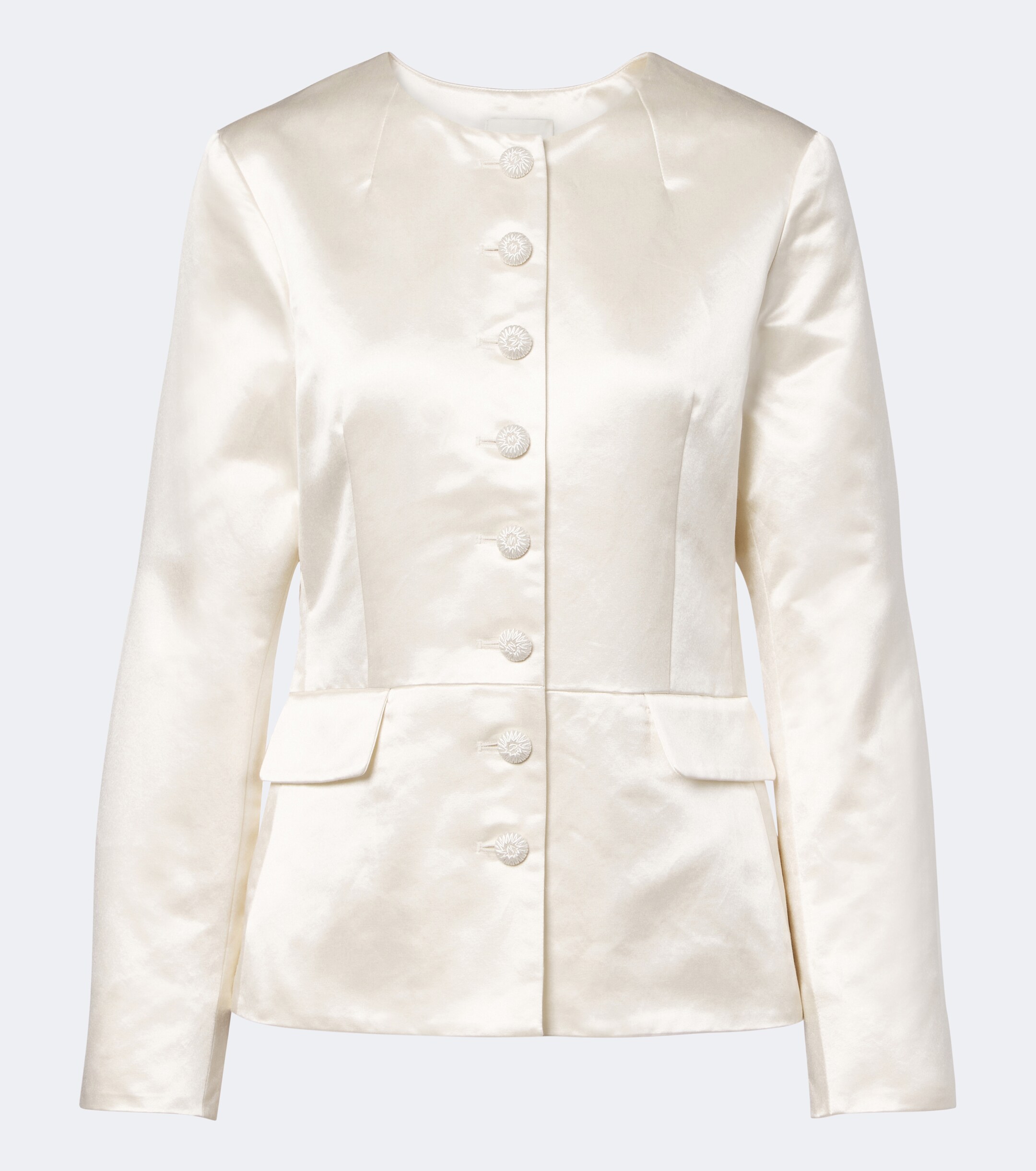 POSSE Posse Verity cotton and silk satin jacket