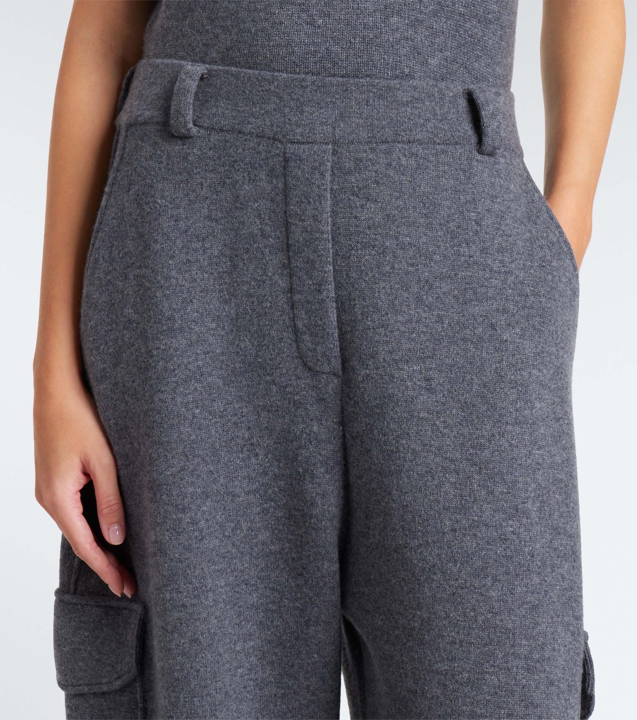 LISA YANG Lisa Yang Azaria cashmere barrel-leg pants