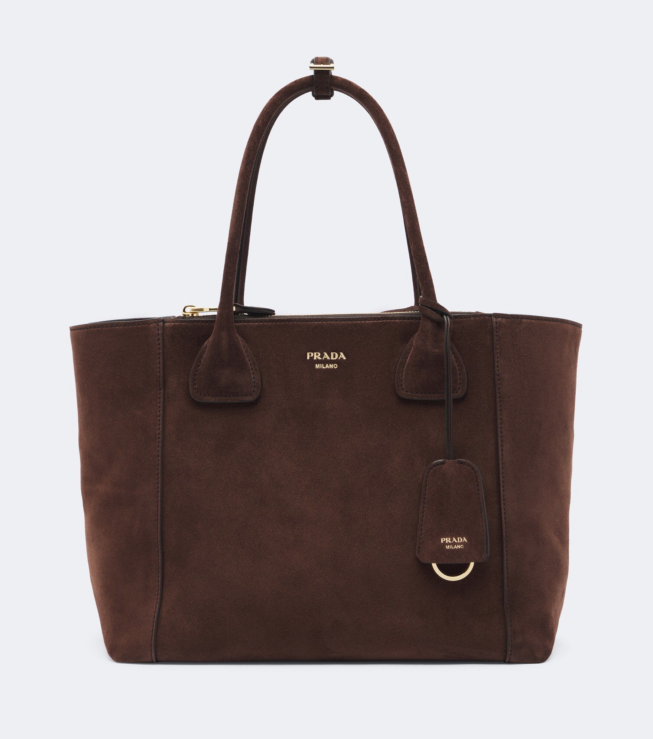 Prada Prada Prada Nova Large suede tote bag