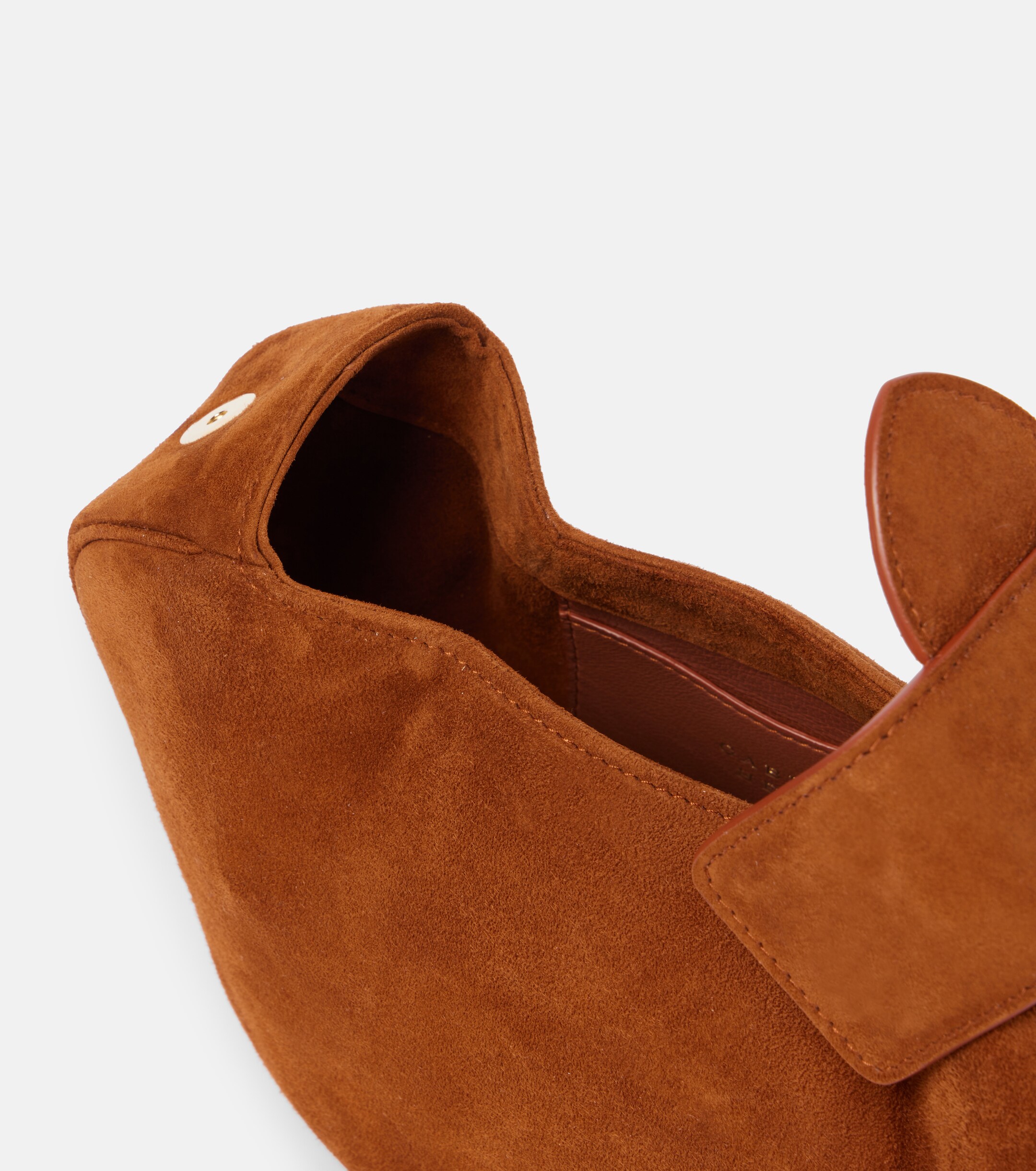 Gabriela Hearst Demi suede clutch