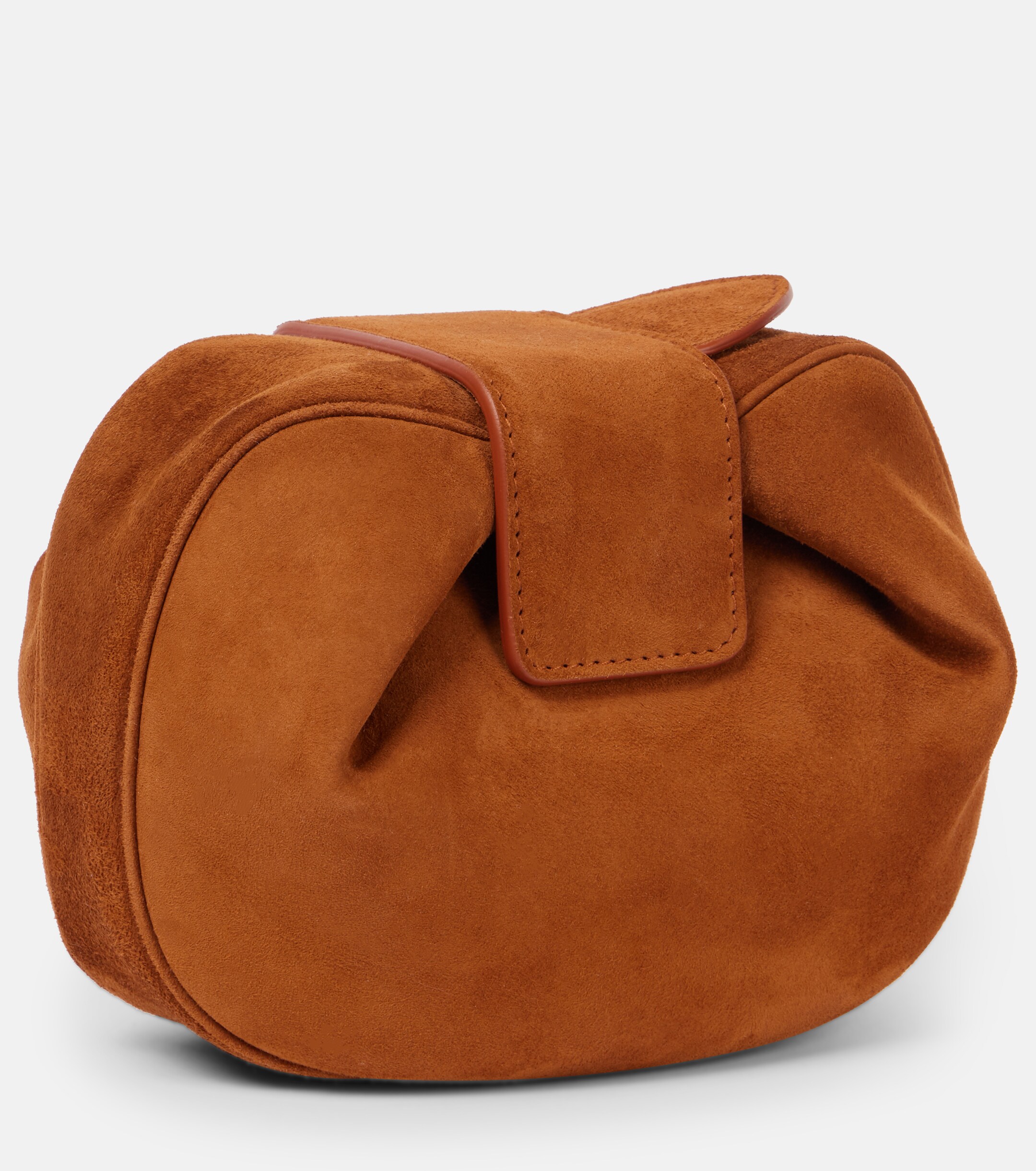 Gabriela Hearst Demi suede clutch