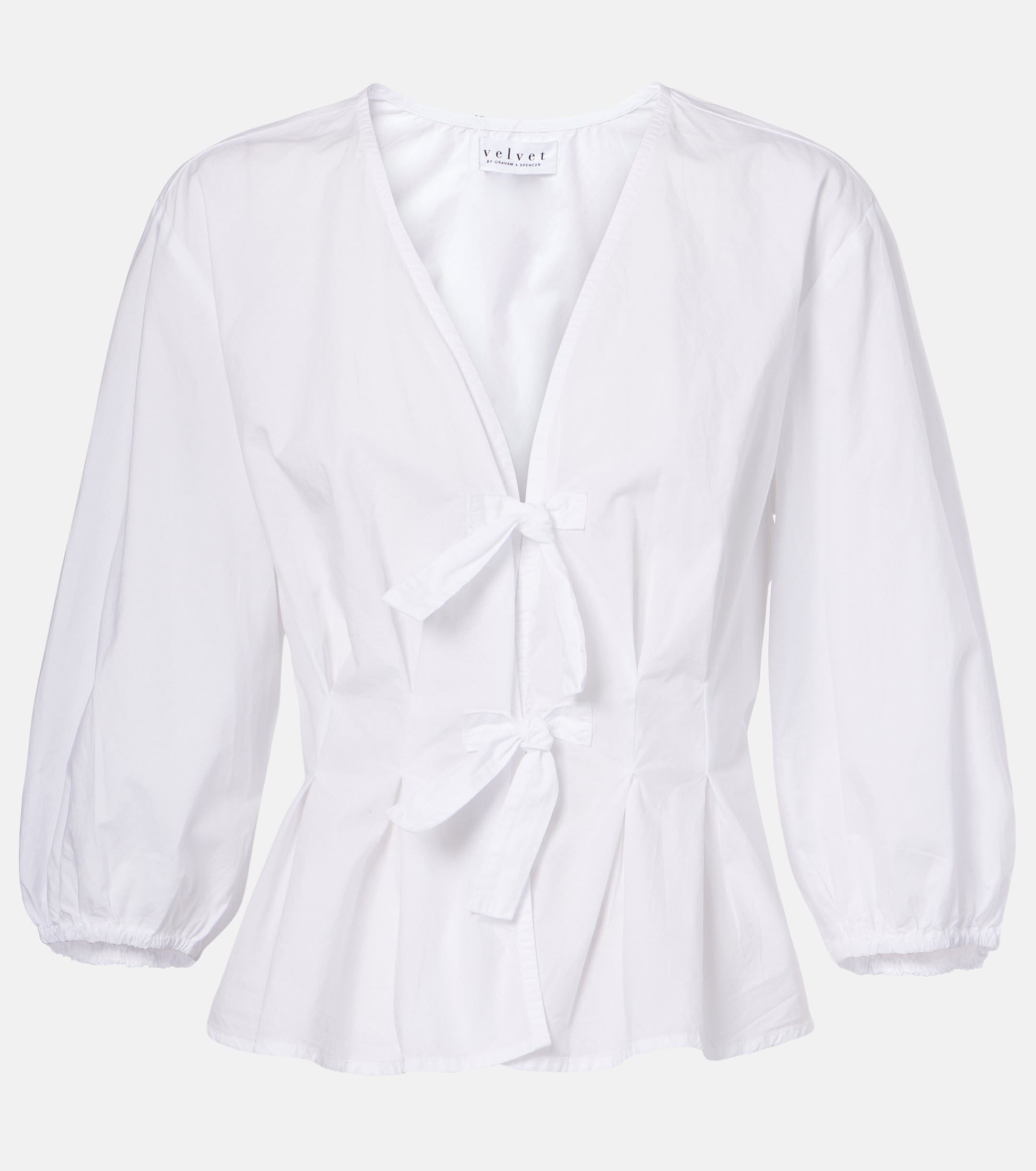 Velvet Riri cotton poplin blouse thumbnail