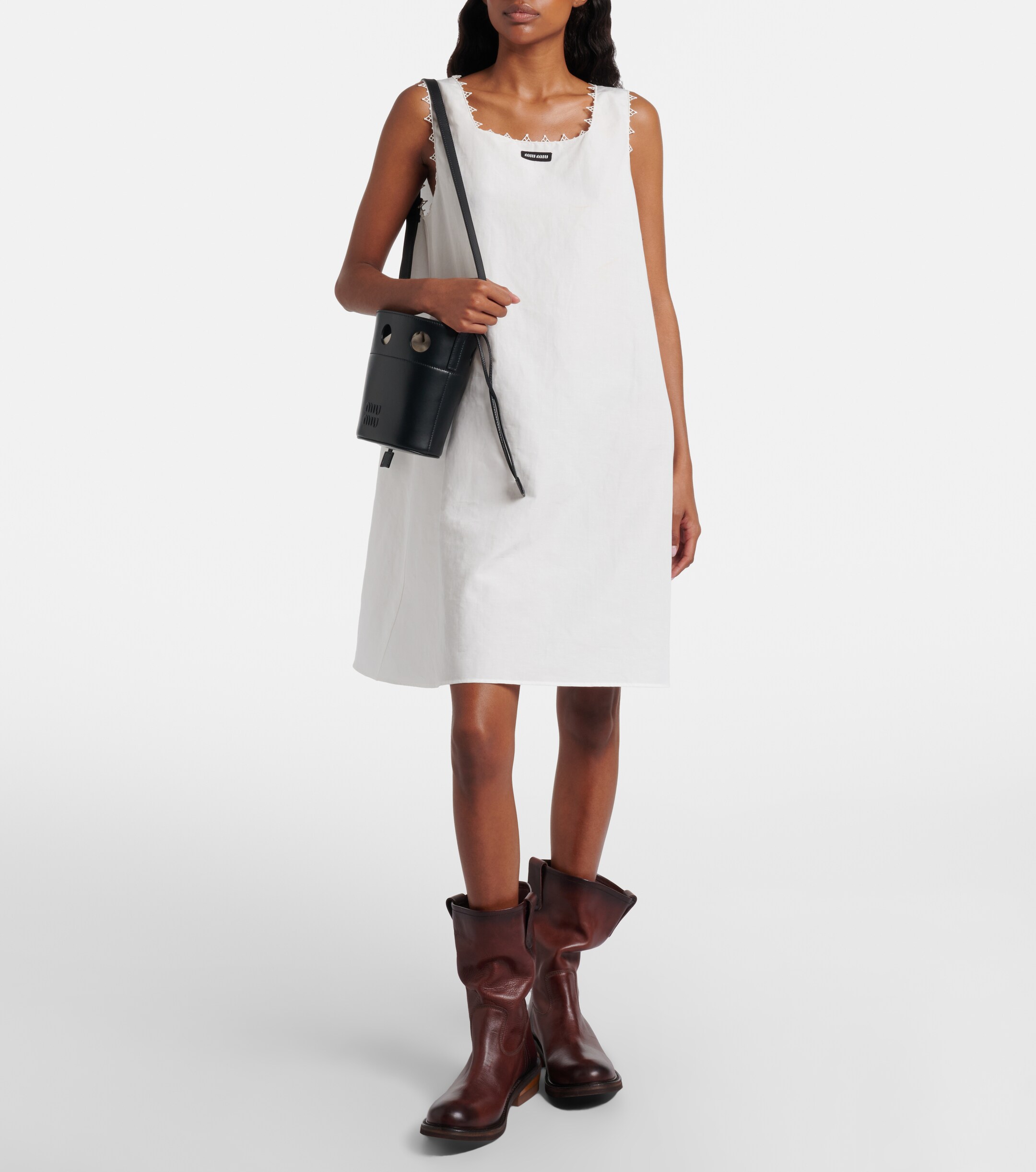 Miu Miu Leather bucket bag
