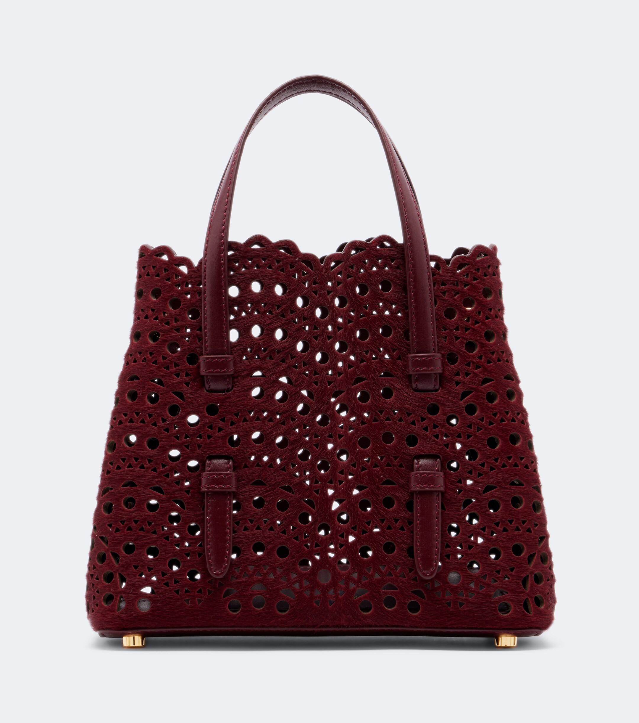 Alaïa Mina 20 Small calf hair top-handle bag