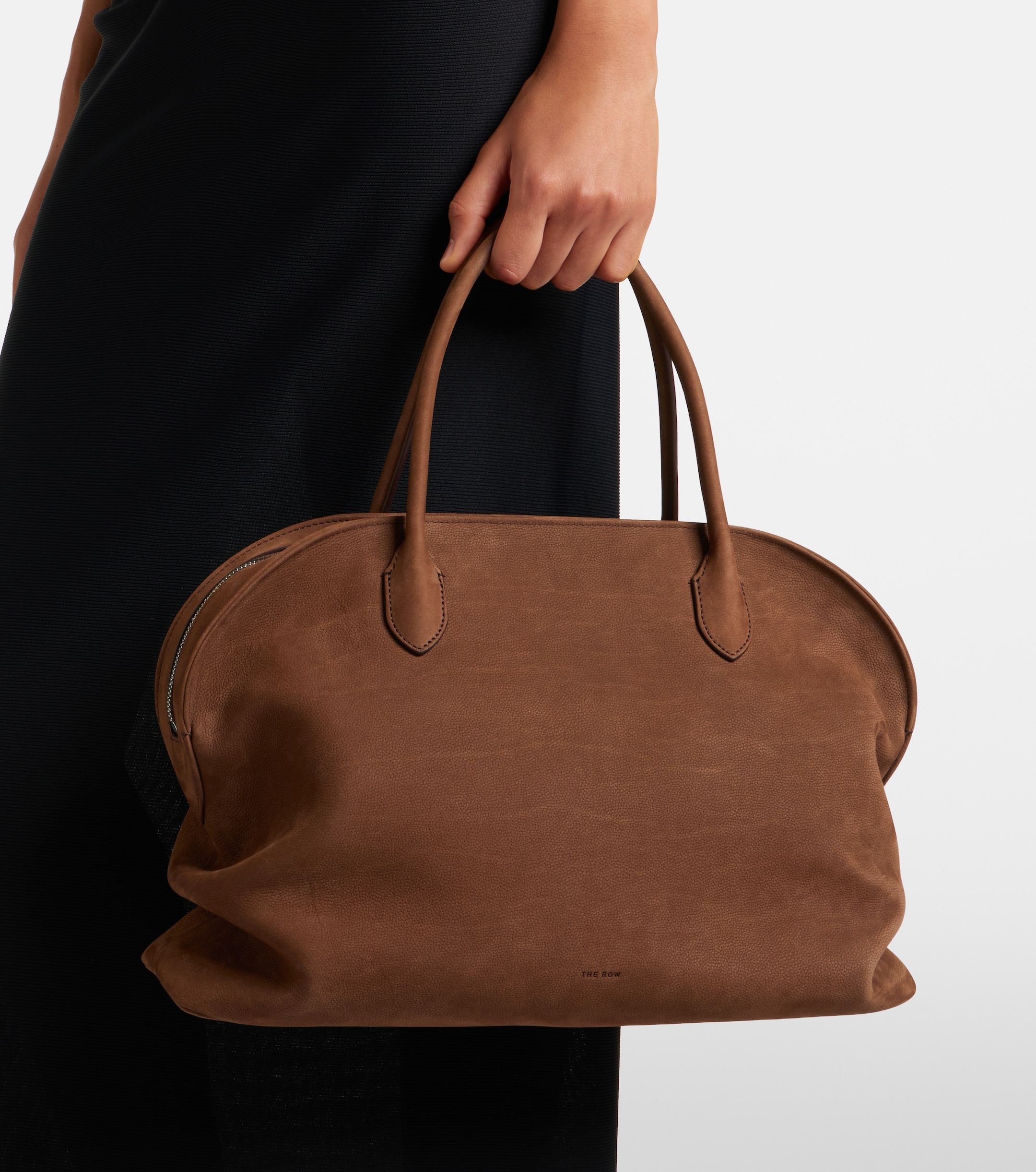 The Row Agnes 15 leather tote bag