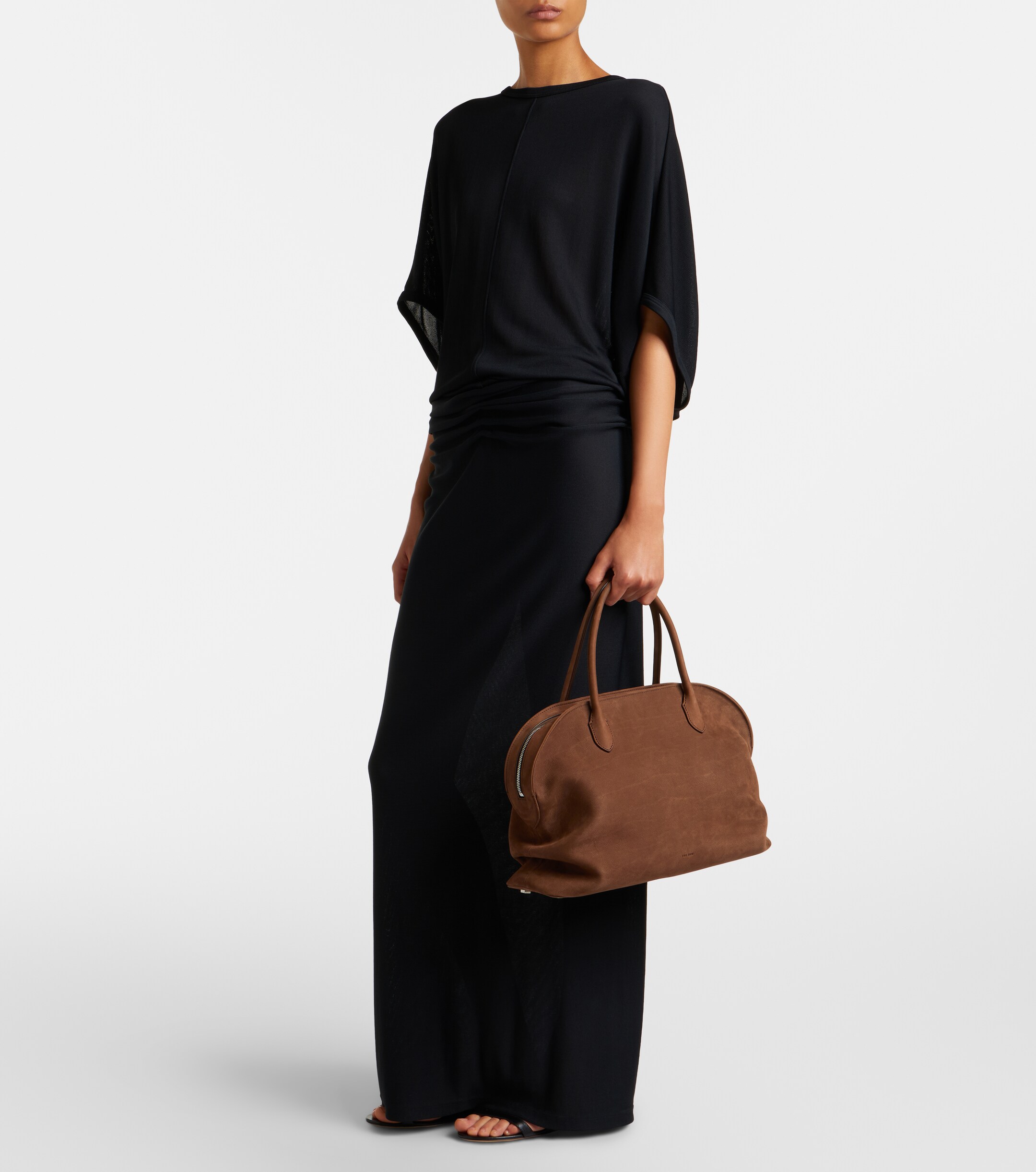 The Row Agnes 15 leather tote bag