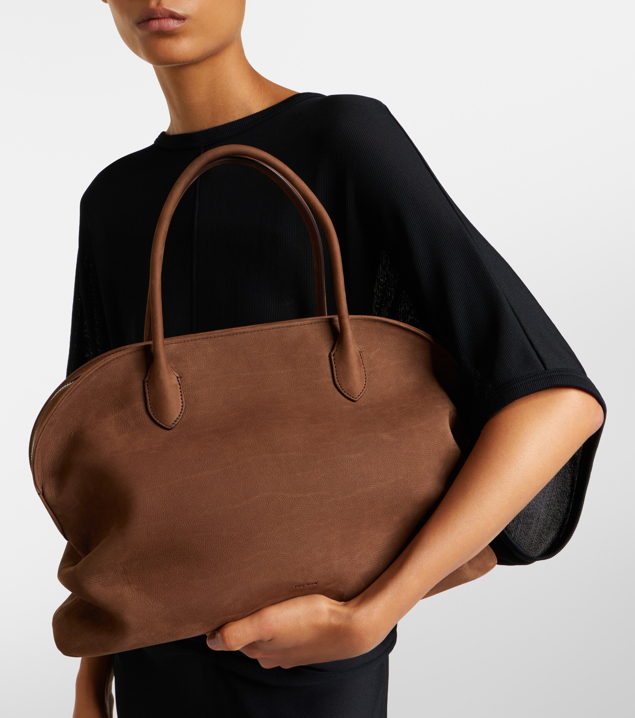 The Row Agnes 15 leather tote bag