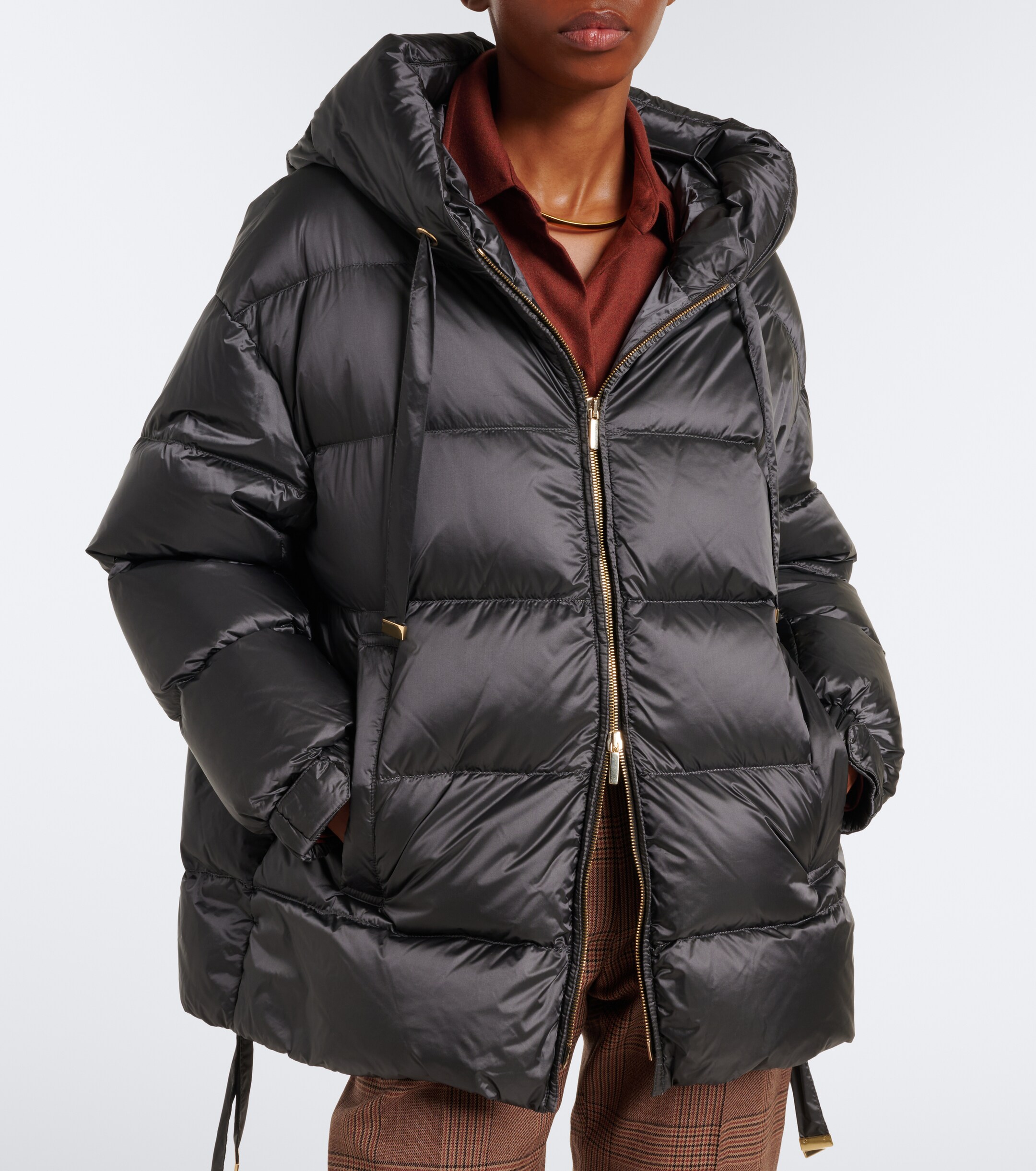 Max Mara Max Mara Hooded down jacket