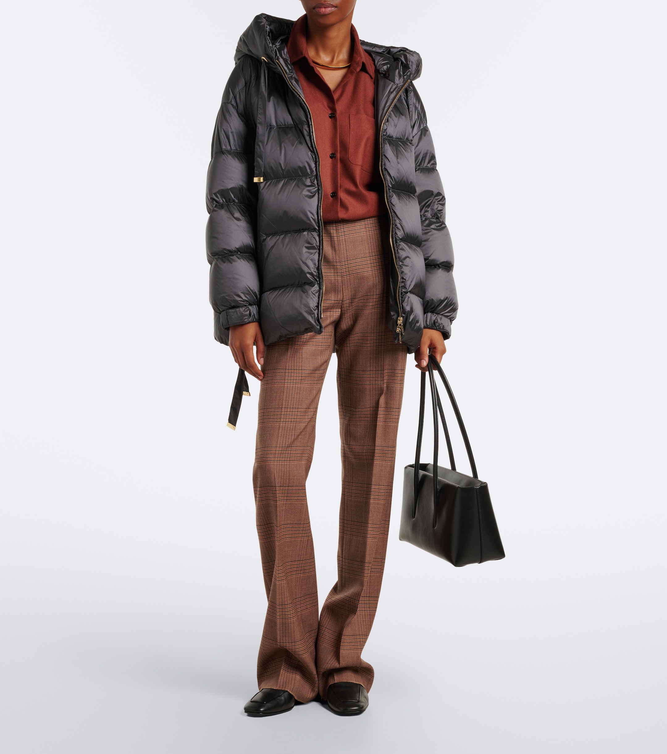 Max Mara Max Mara Hooded down jacket