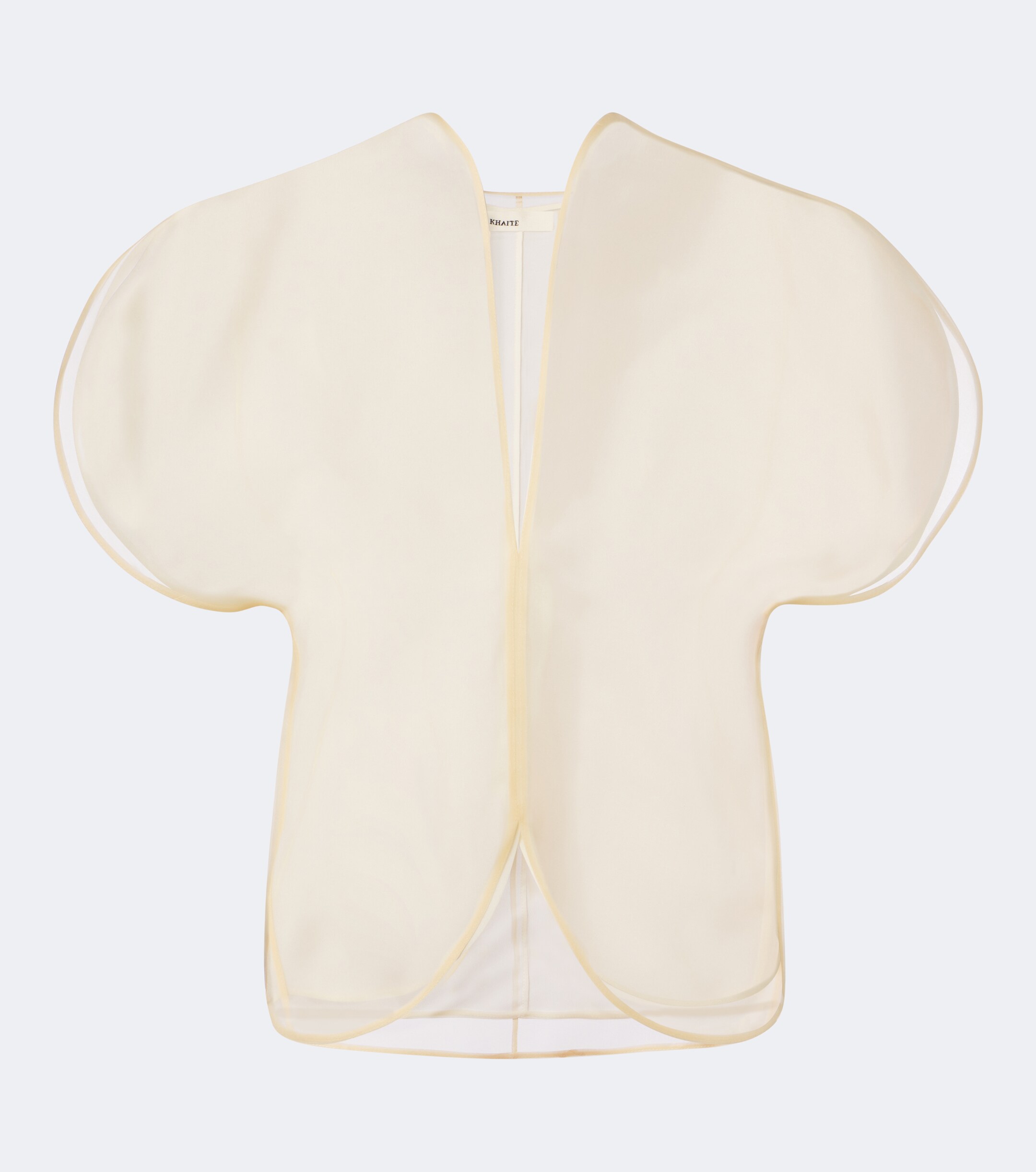 KHAITE Khaite Briar silk organza top
