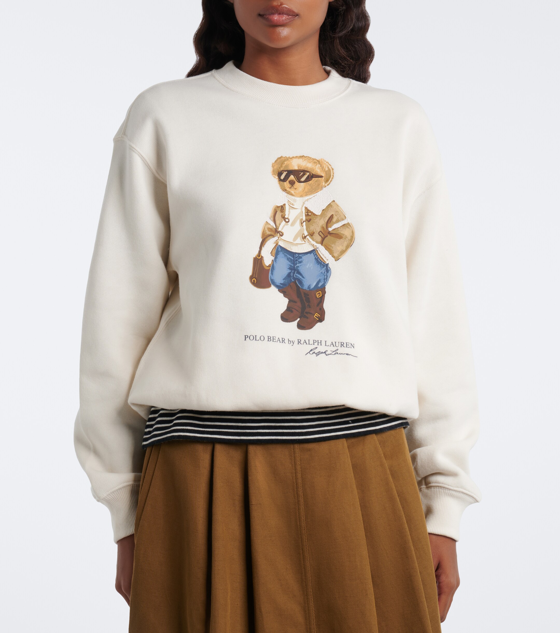Polo Ralph Lauren Polo Ralph Lauren Polo Bear cotton-blend fleece sweatshirt