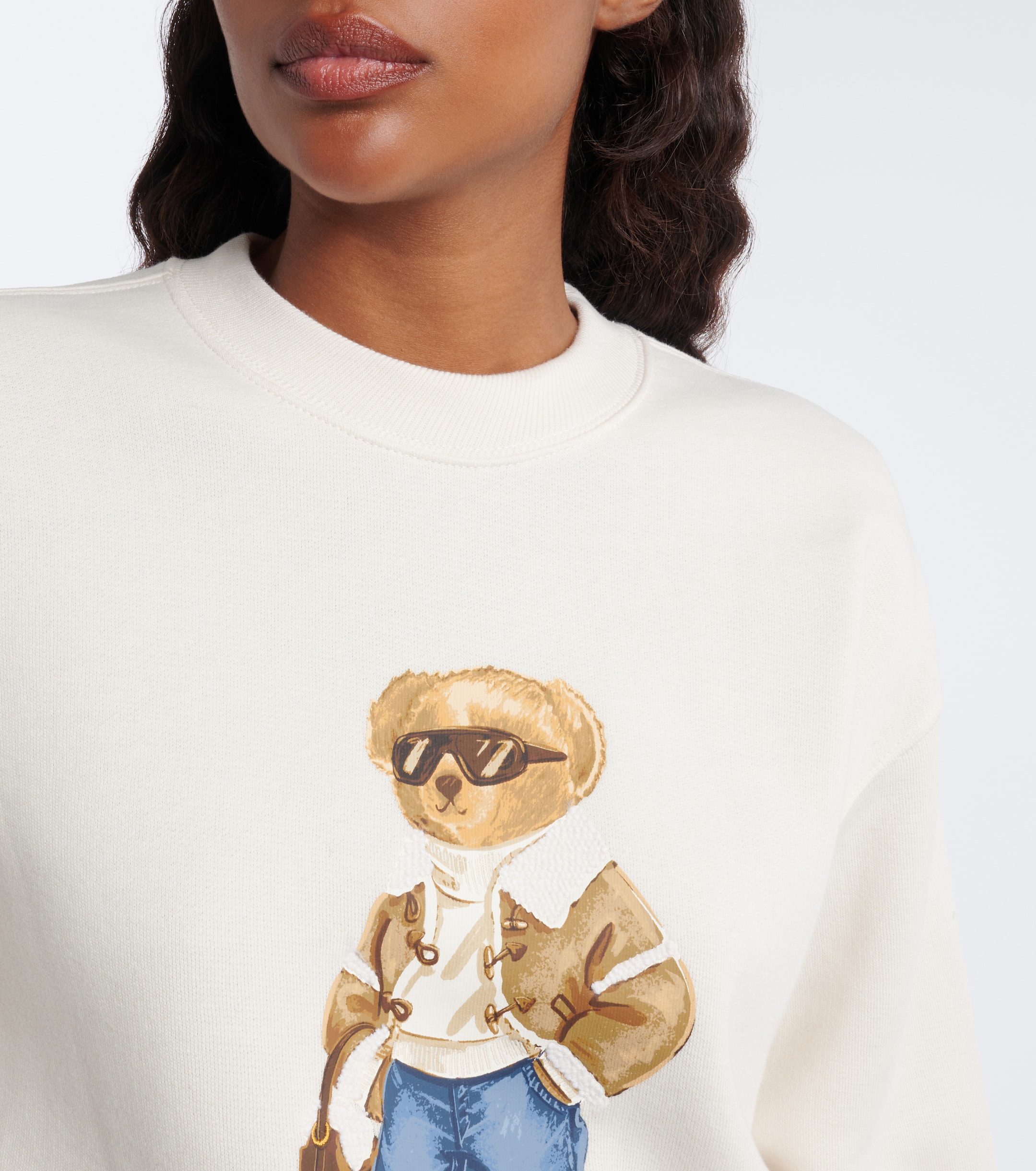 Polo Ralph Lauren Polo Ralph Lauren Polo Bear cotton-blend fleece sweatshirt