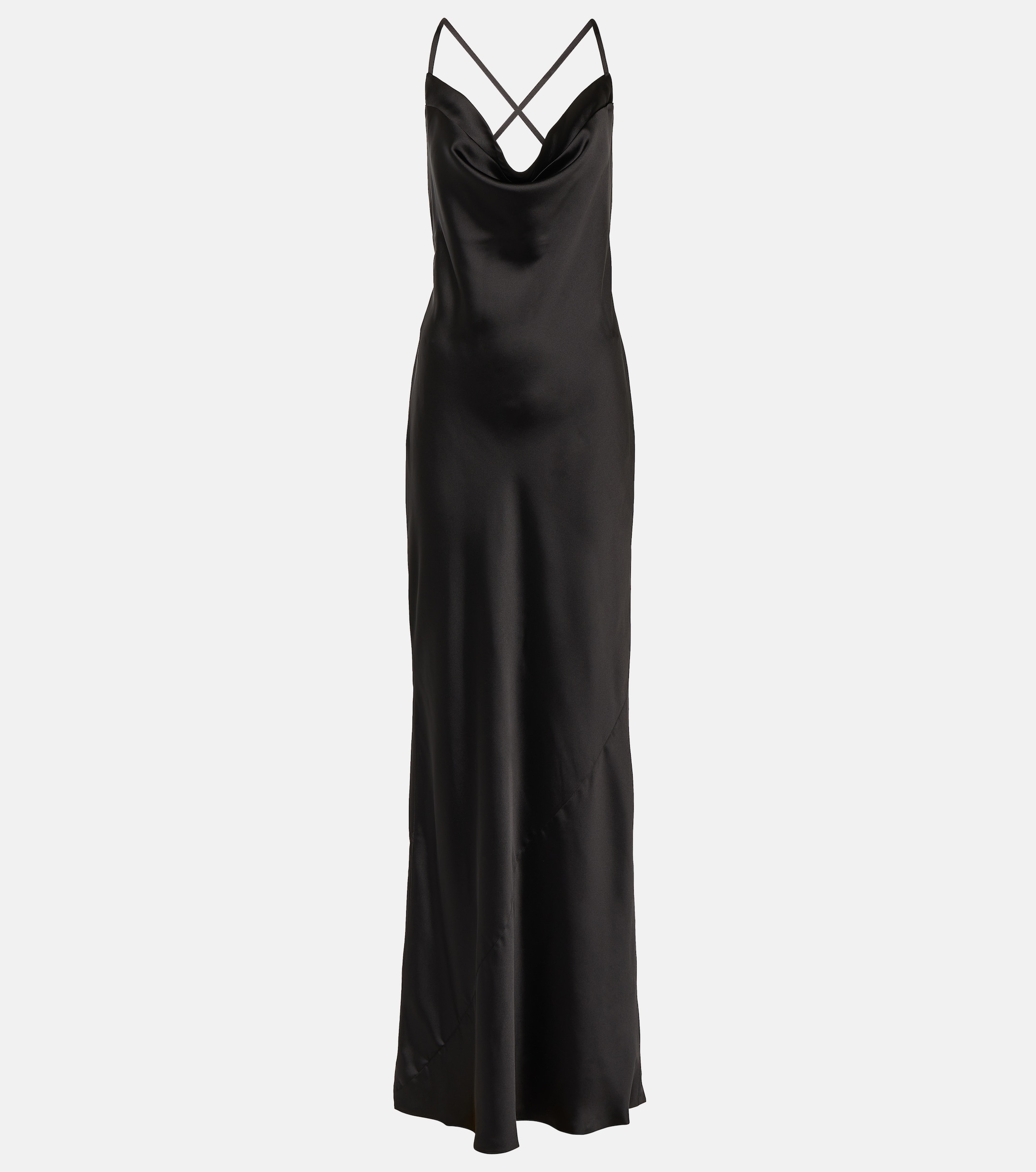Norma Kamali Satin slip dress