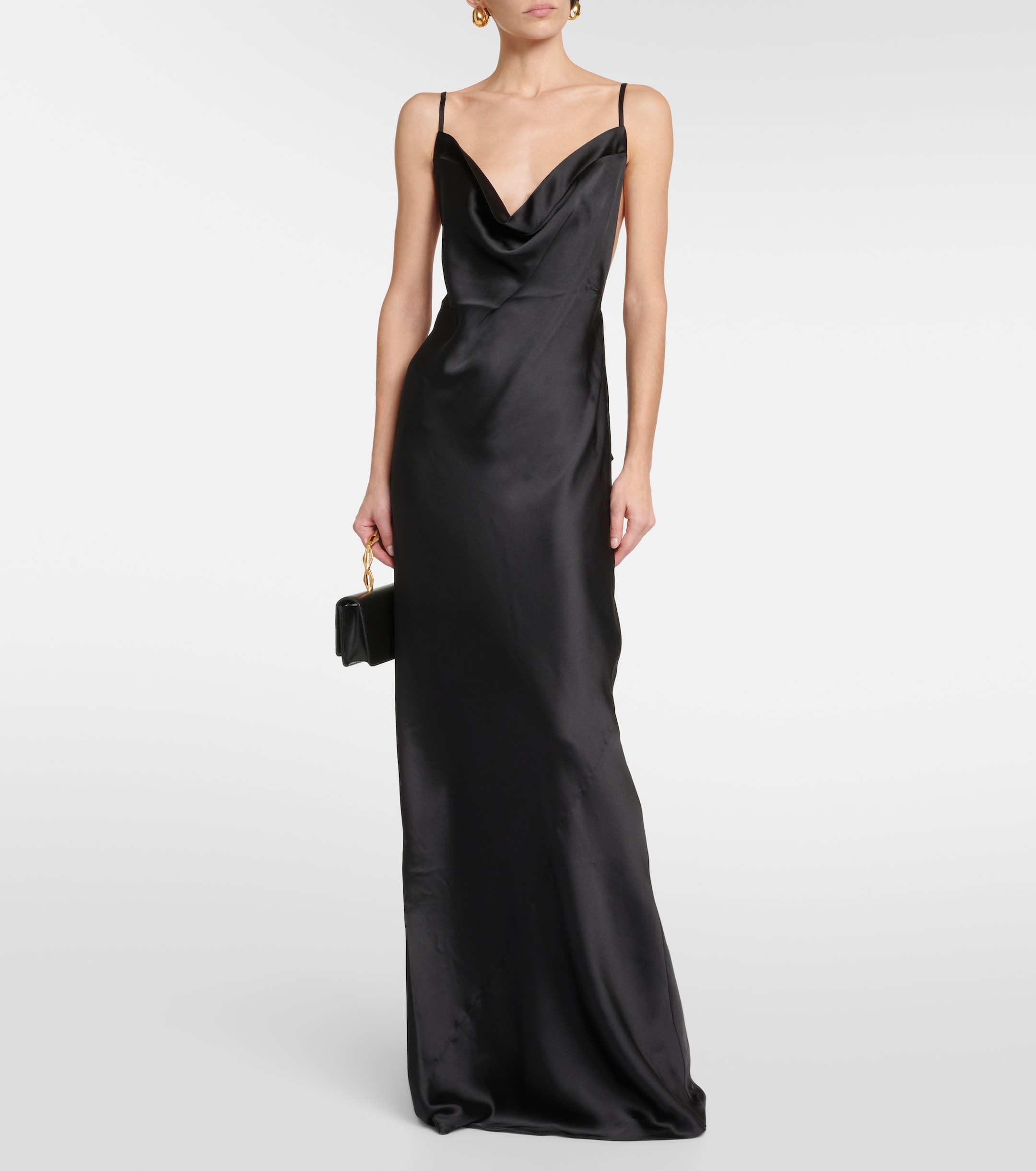 Norma Kamali Satin slip dress