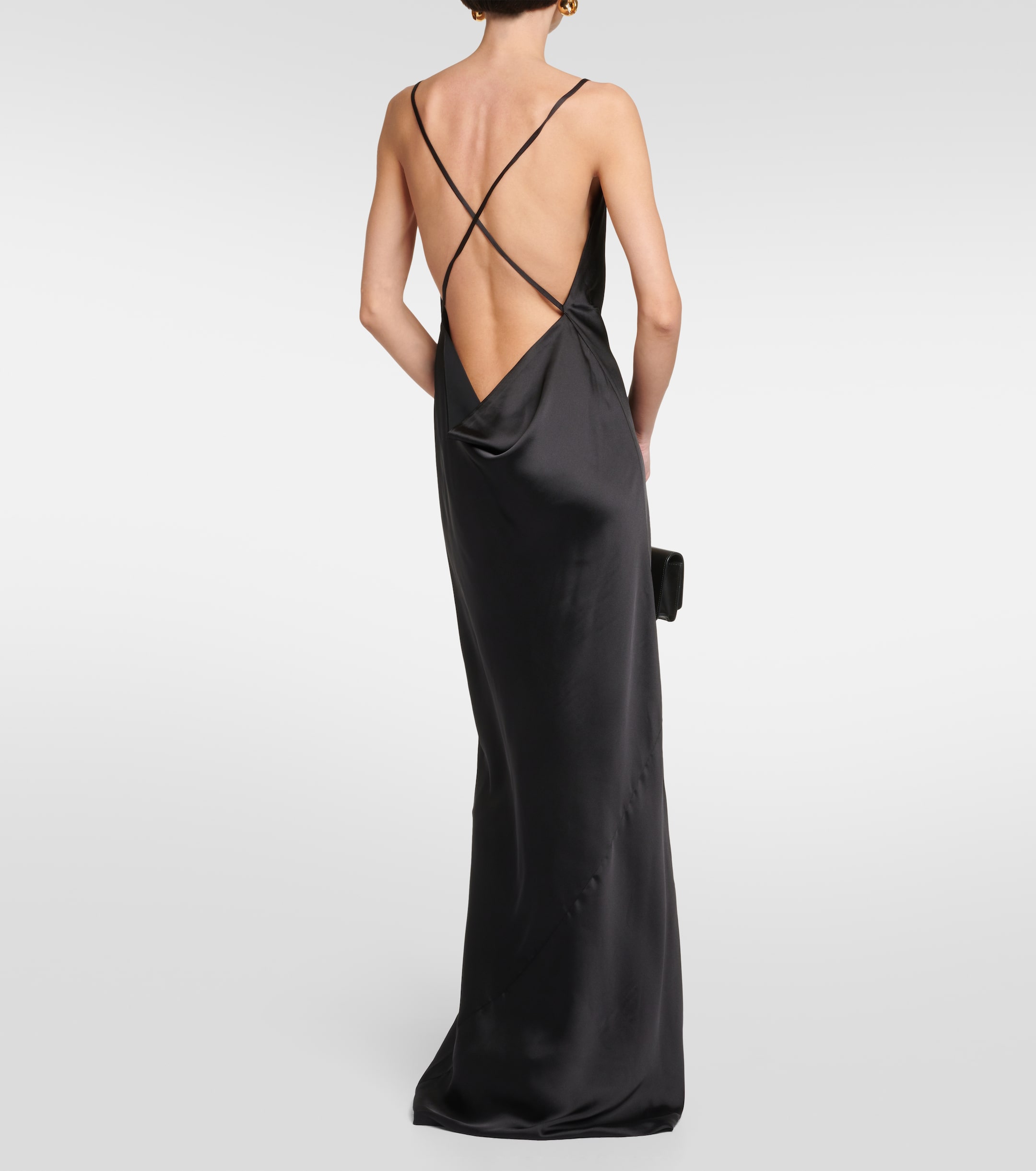 Norma Kamali Satin slip dress