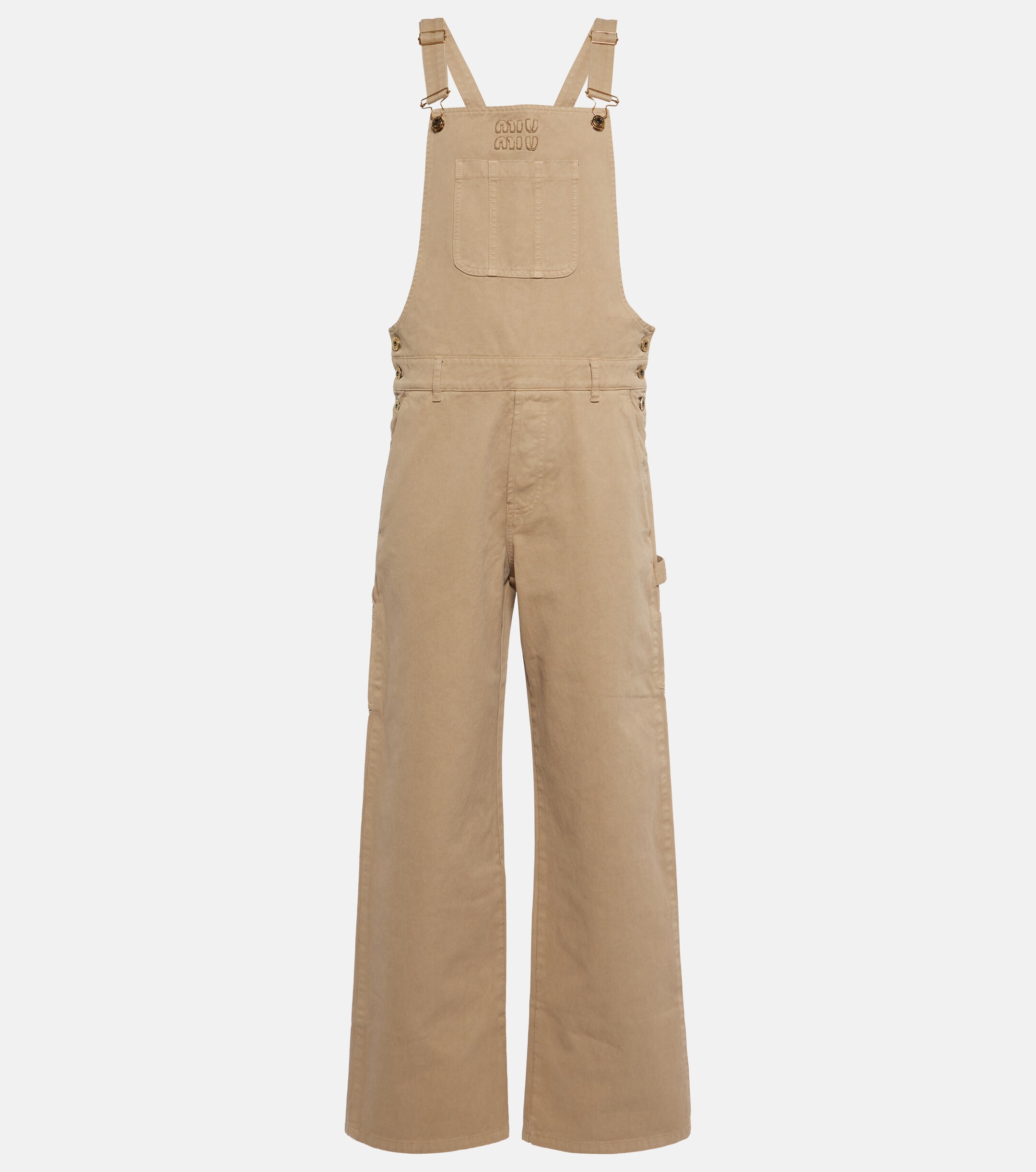 Miu Miu Cotton gabardine overalls