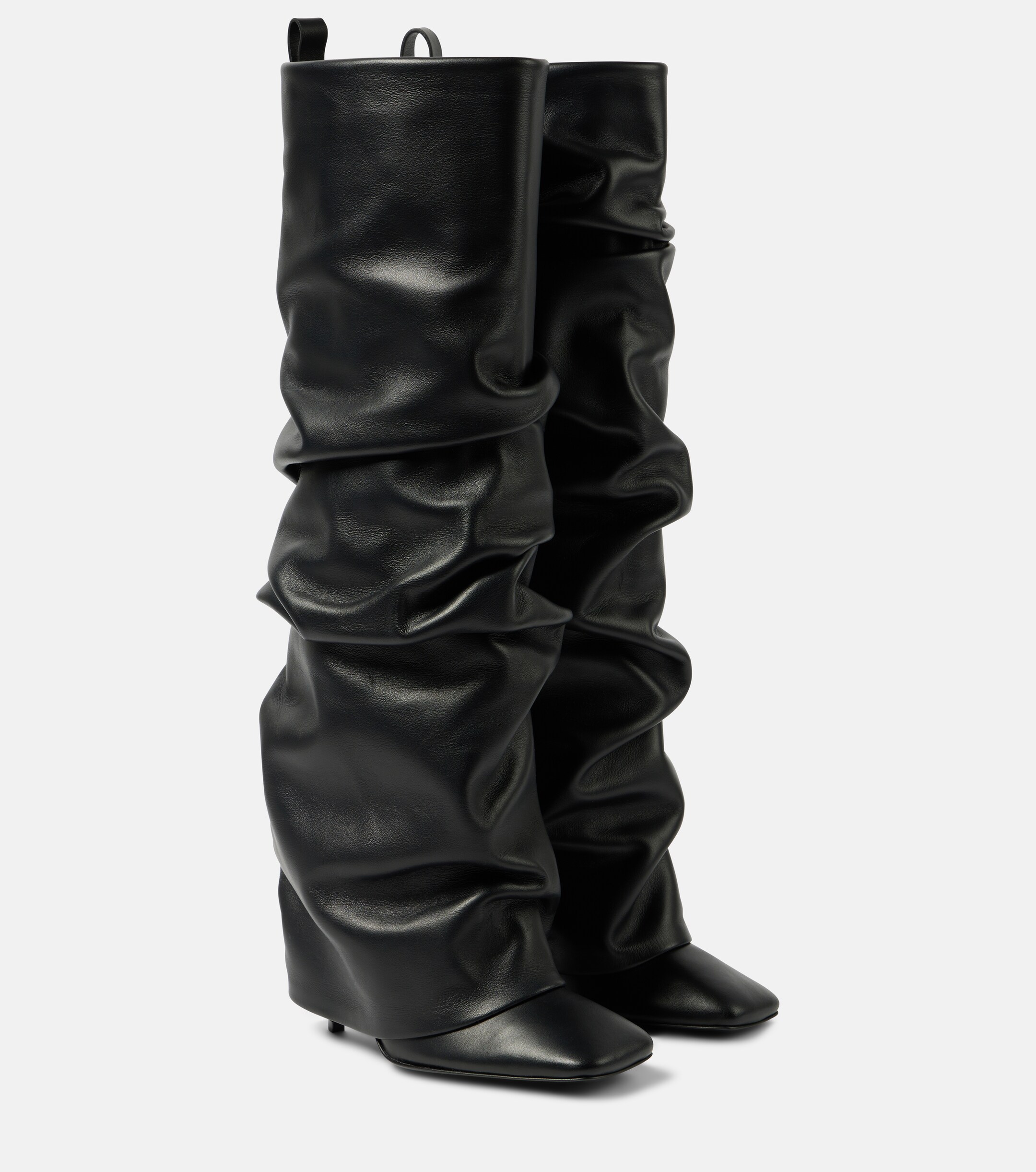 THE ATTICO Rea leather knee-high boots