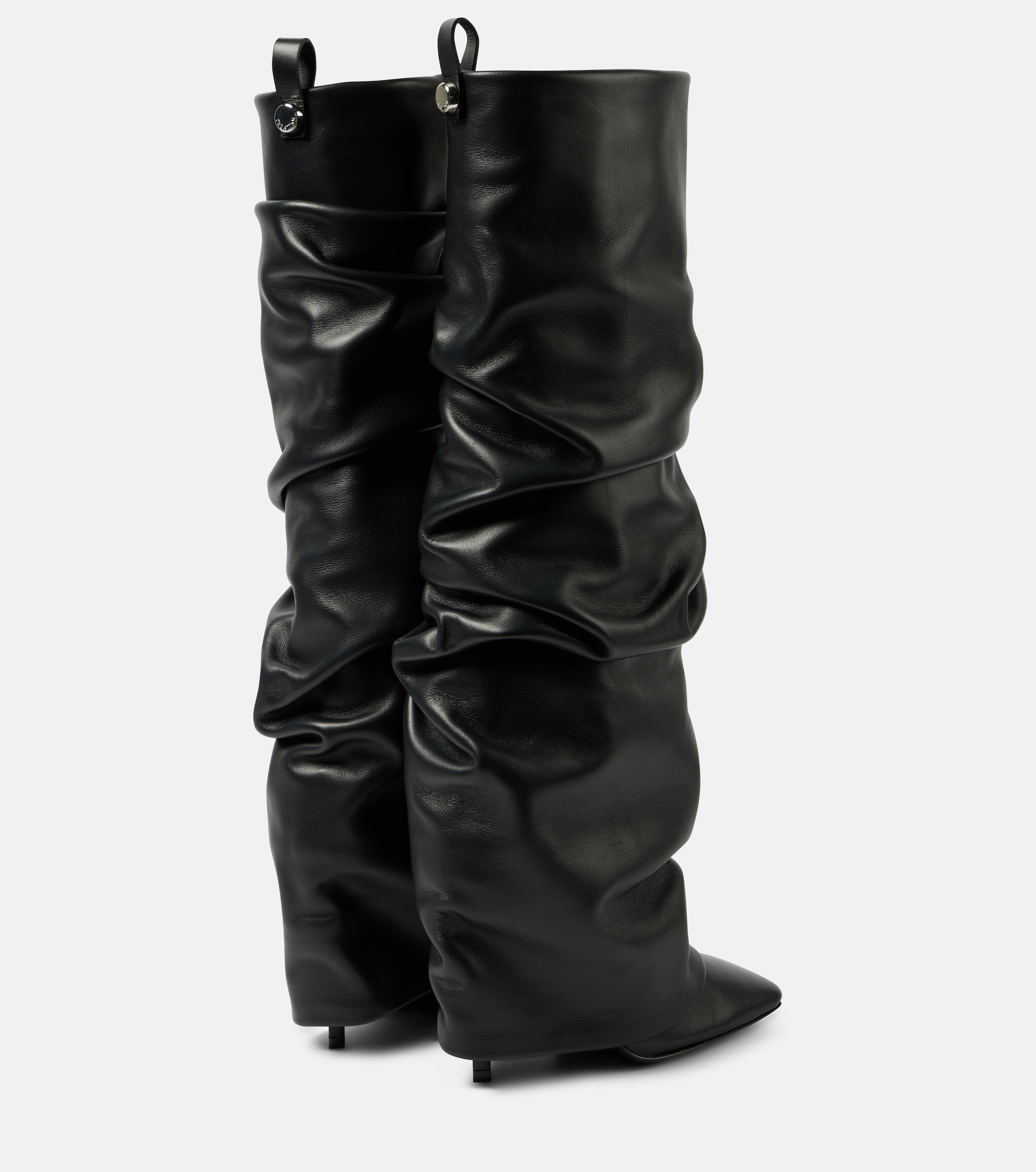 THE ATTICO Rea leather knee-high boots