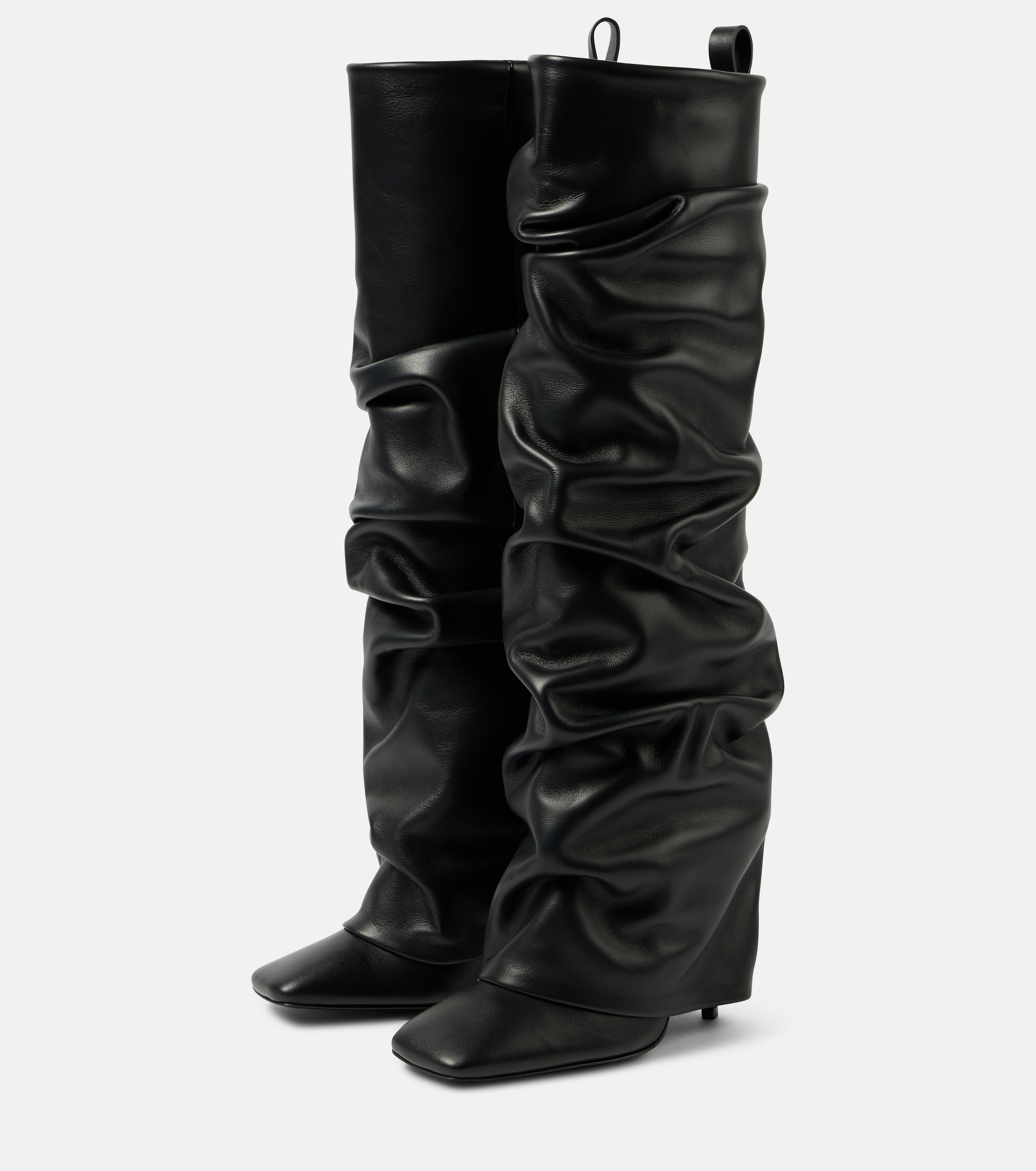 THE ATTICO Rea leather knee-high boots