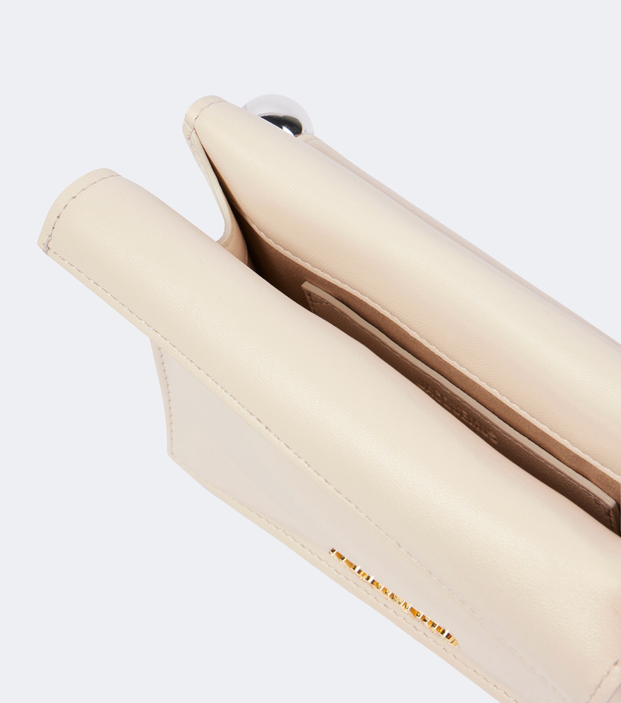 Jacquemus Jacquemus La Petite Pochette Rond Carré leather clutch