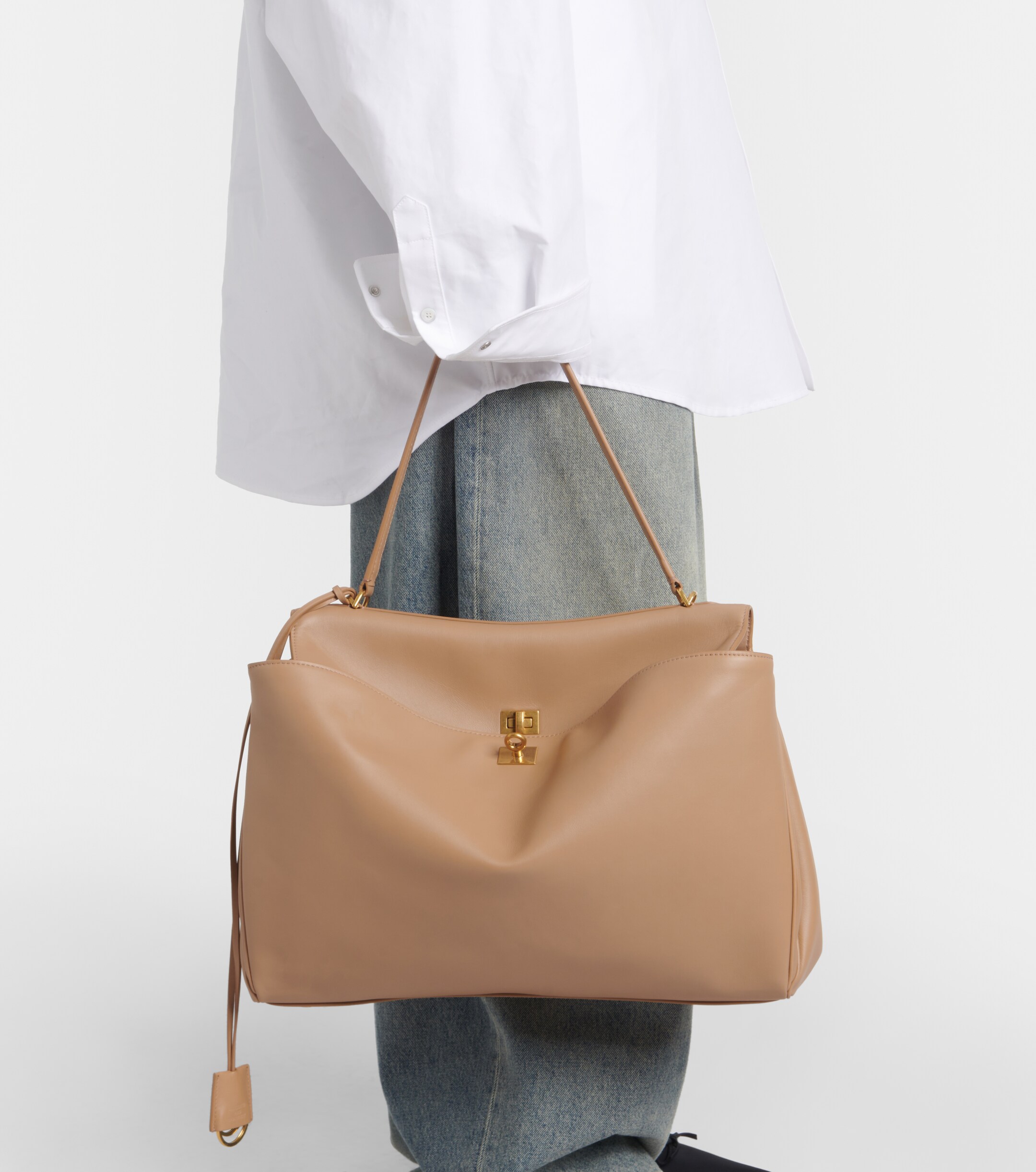 Balenciaga Rodeo Large leather shoulder bag