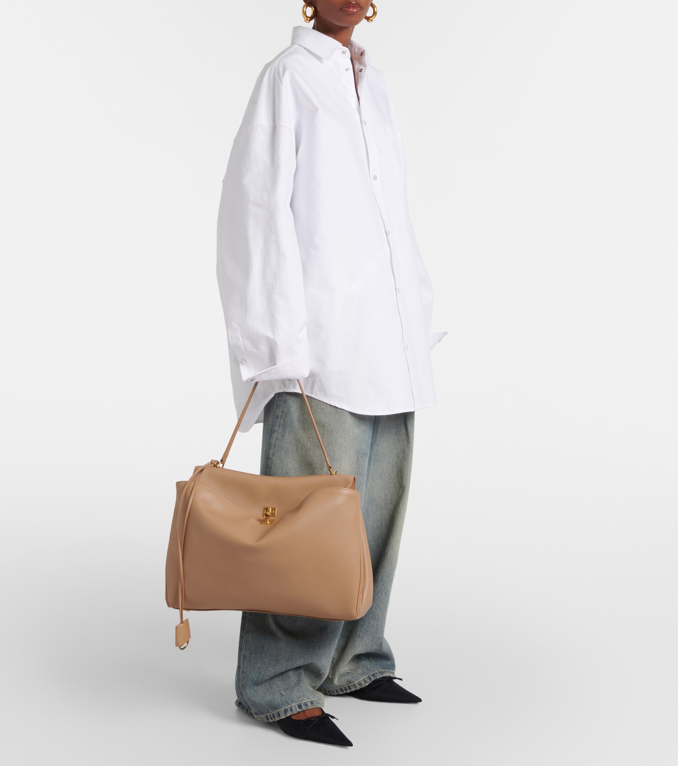 Balenciaga Rodeo Large leather shoulder bag