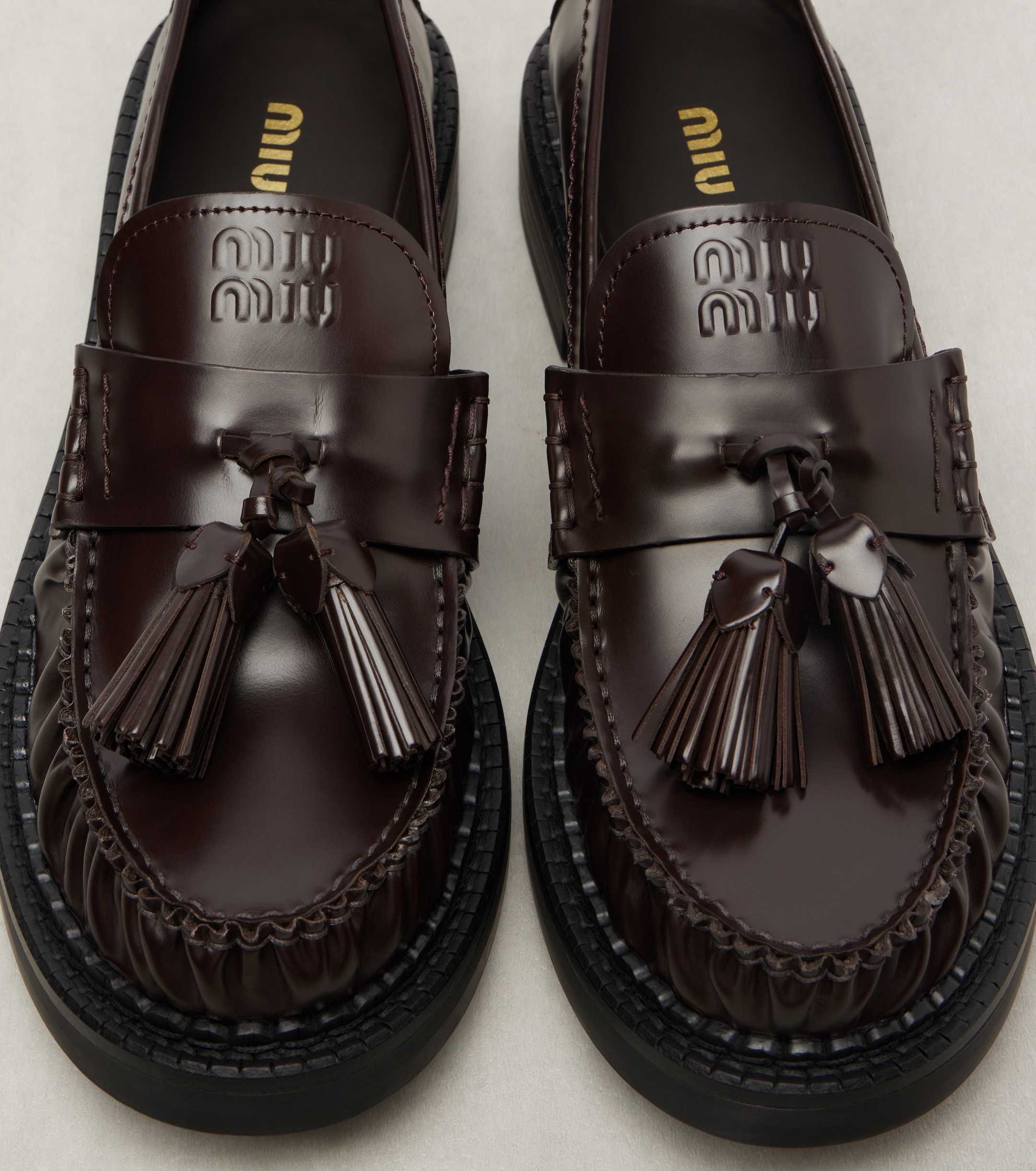 Miu Miu Leather loafers