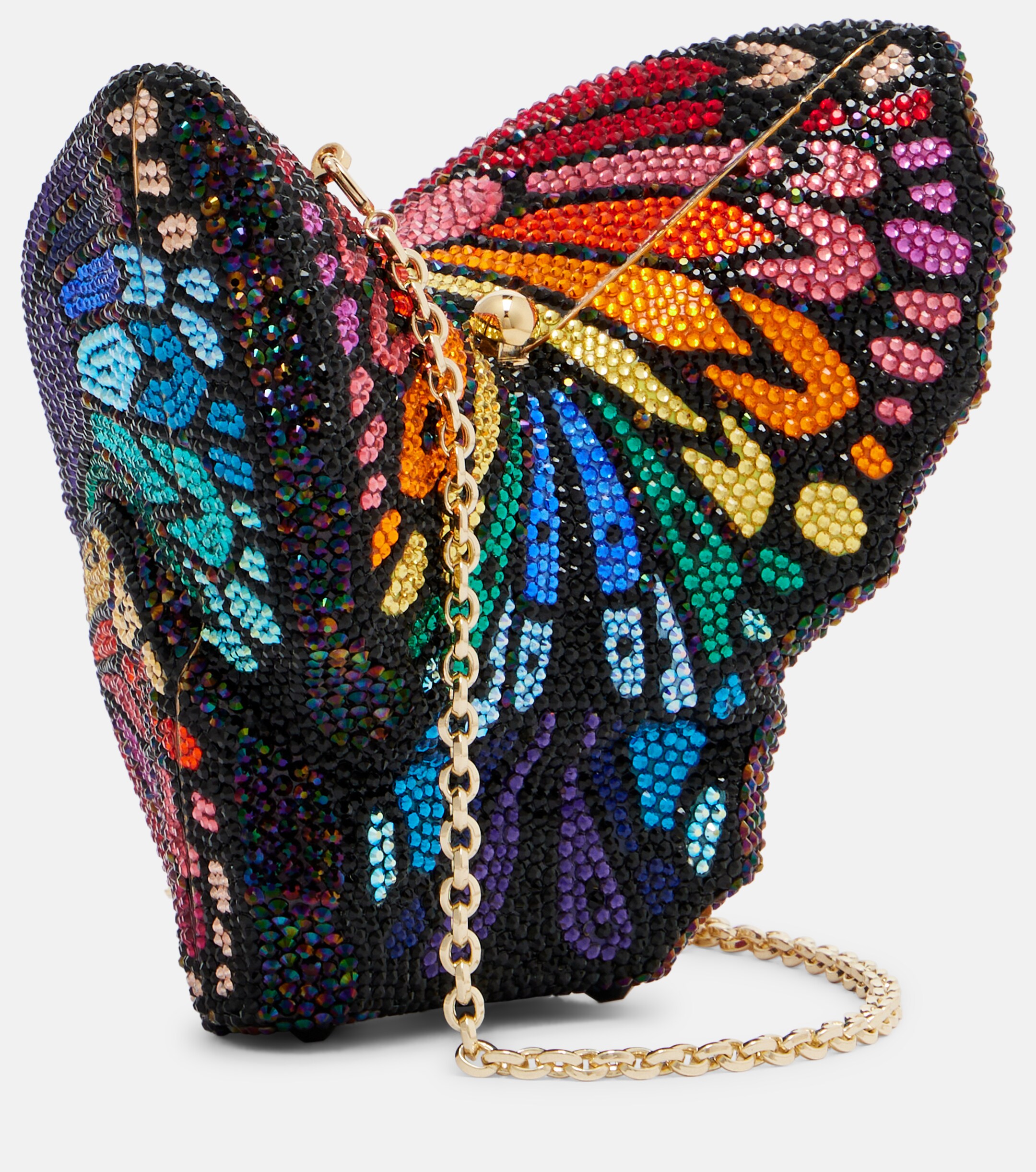 Judith Leiber Couture Butterfly embellished clutch thumbnail