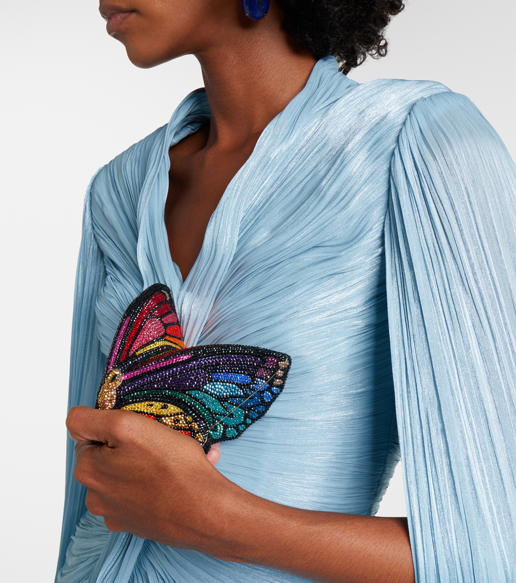 Judith Leiber Couture Butterfly embellished clutch thumbnail