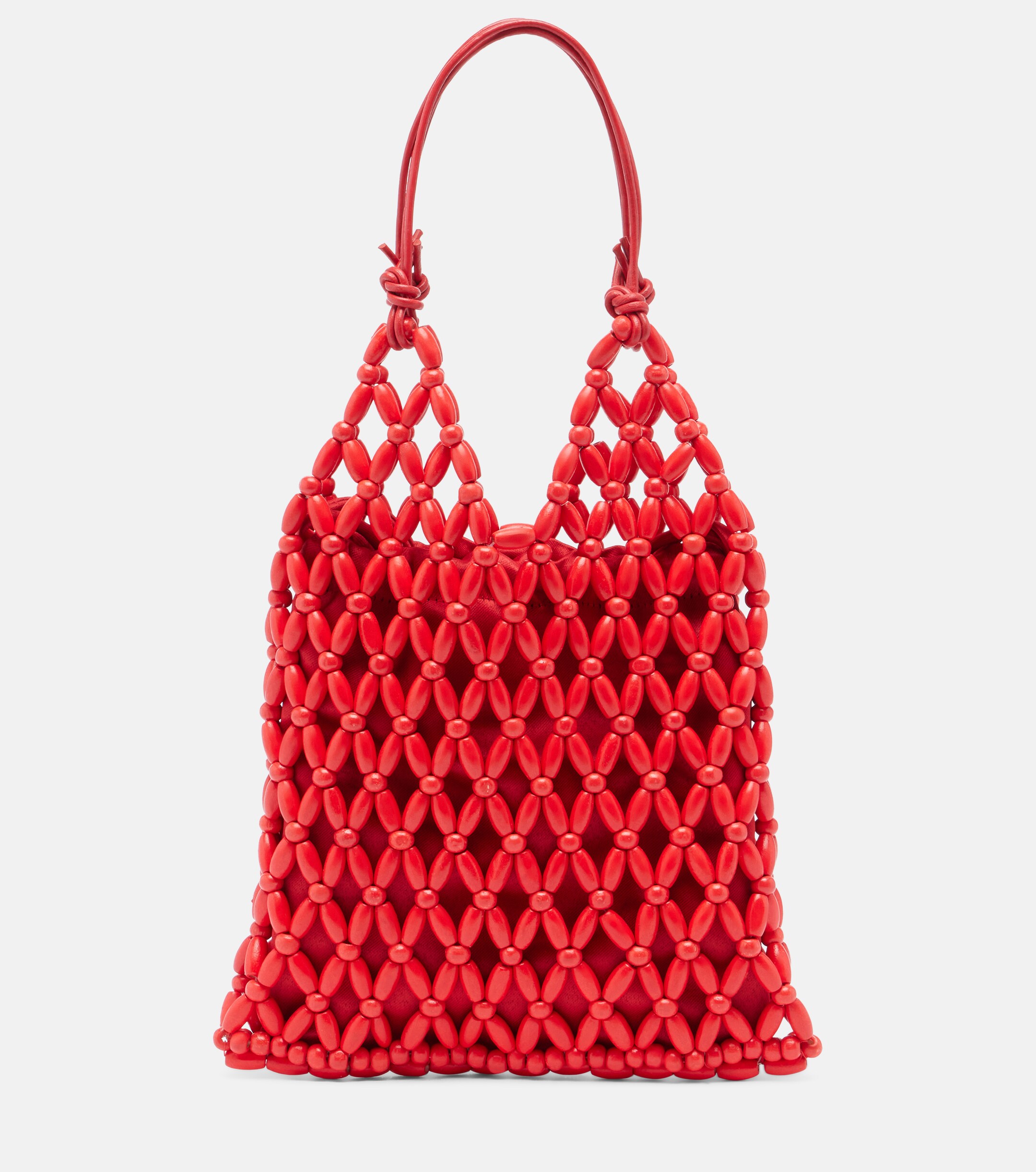 Staud Karla beaded top-handle bag