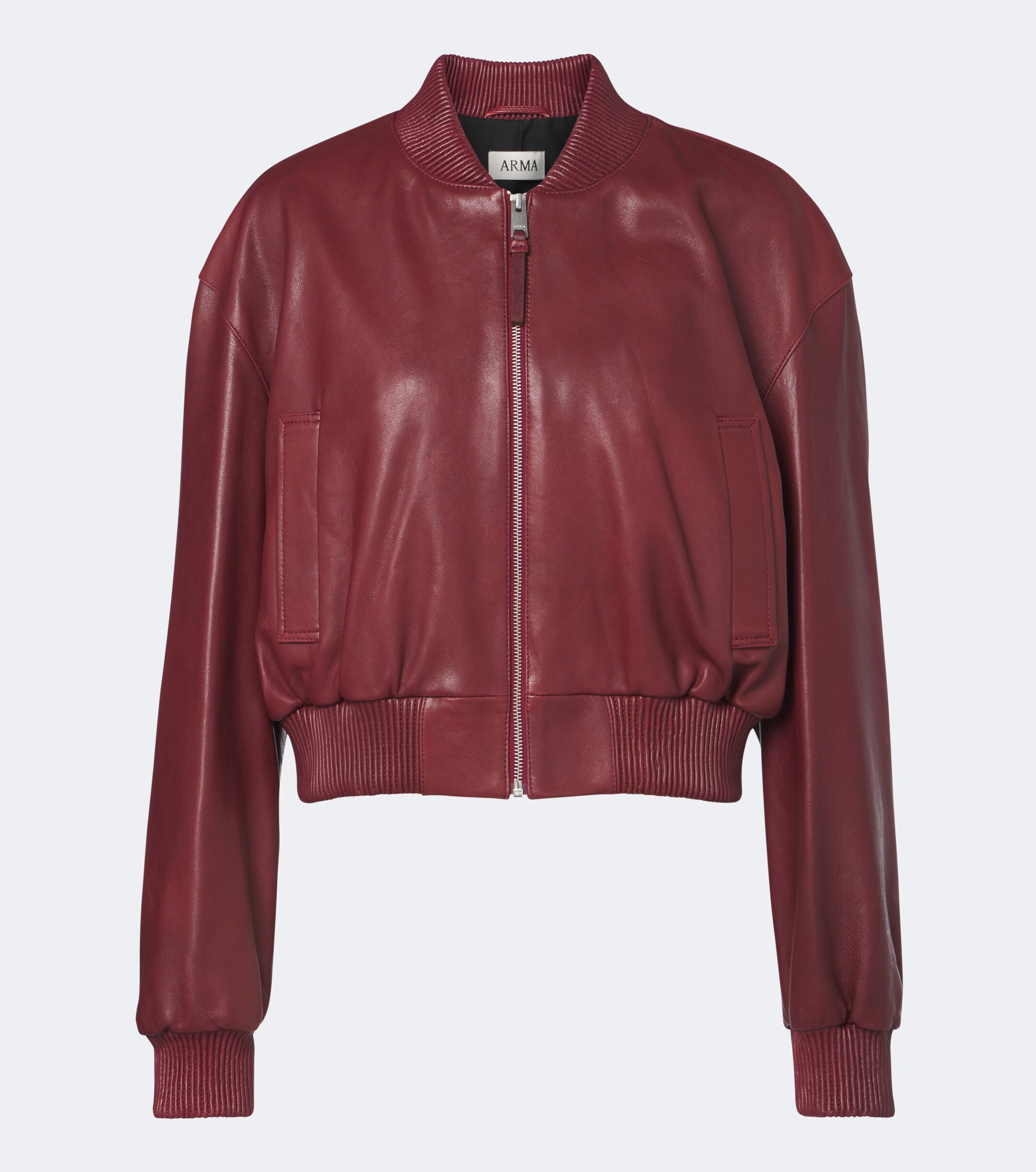 ARMA Arma Hannah leather bomber jacket