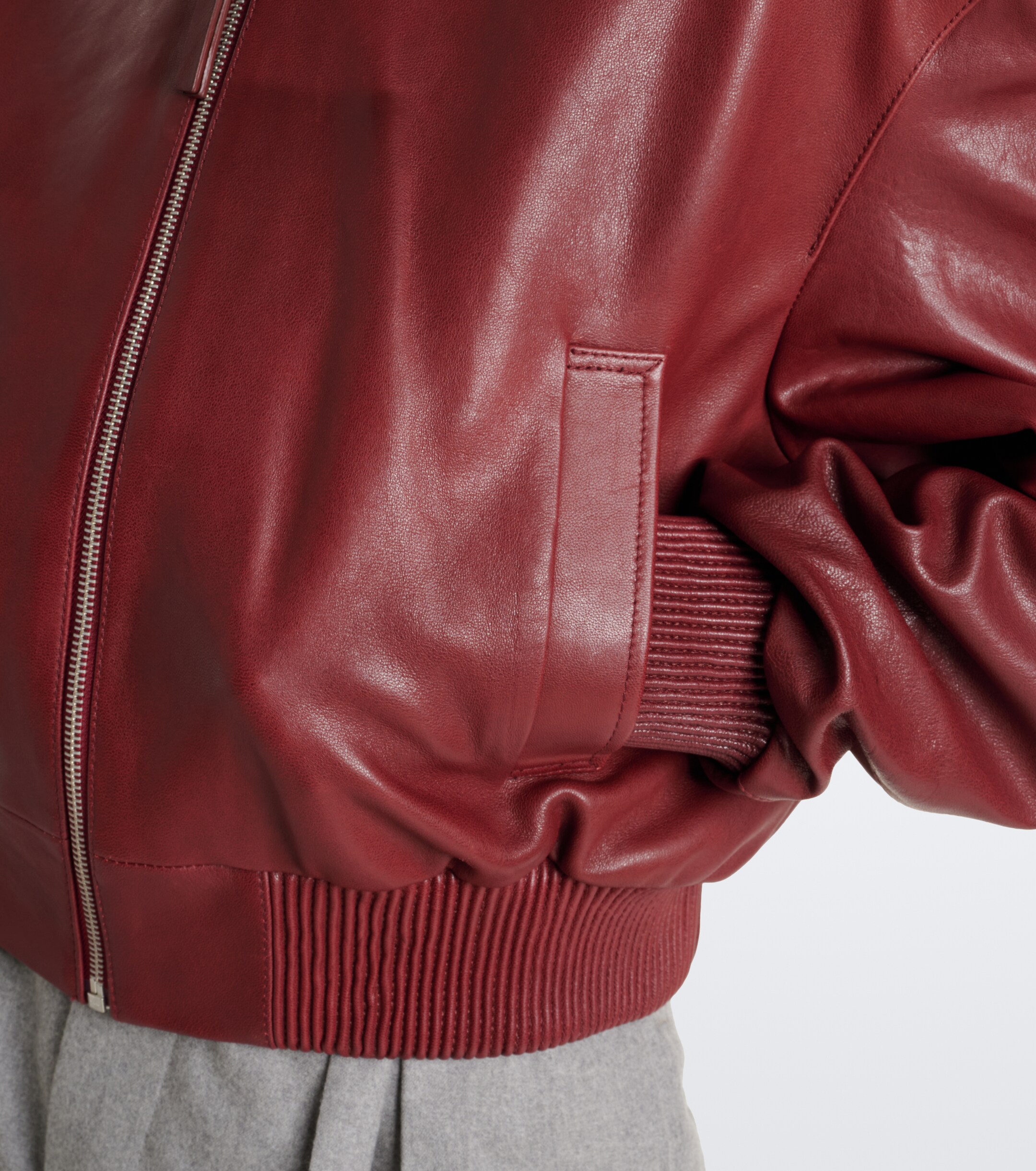 ARMA Arma Hannah leather bomber jacket