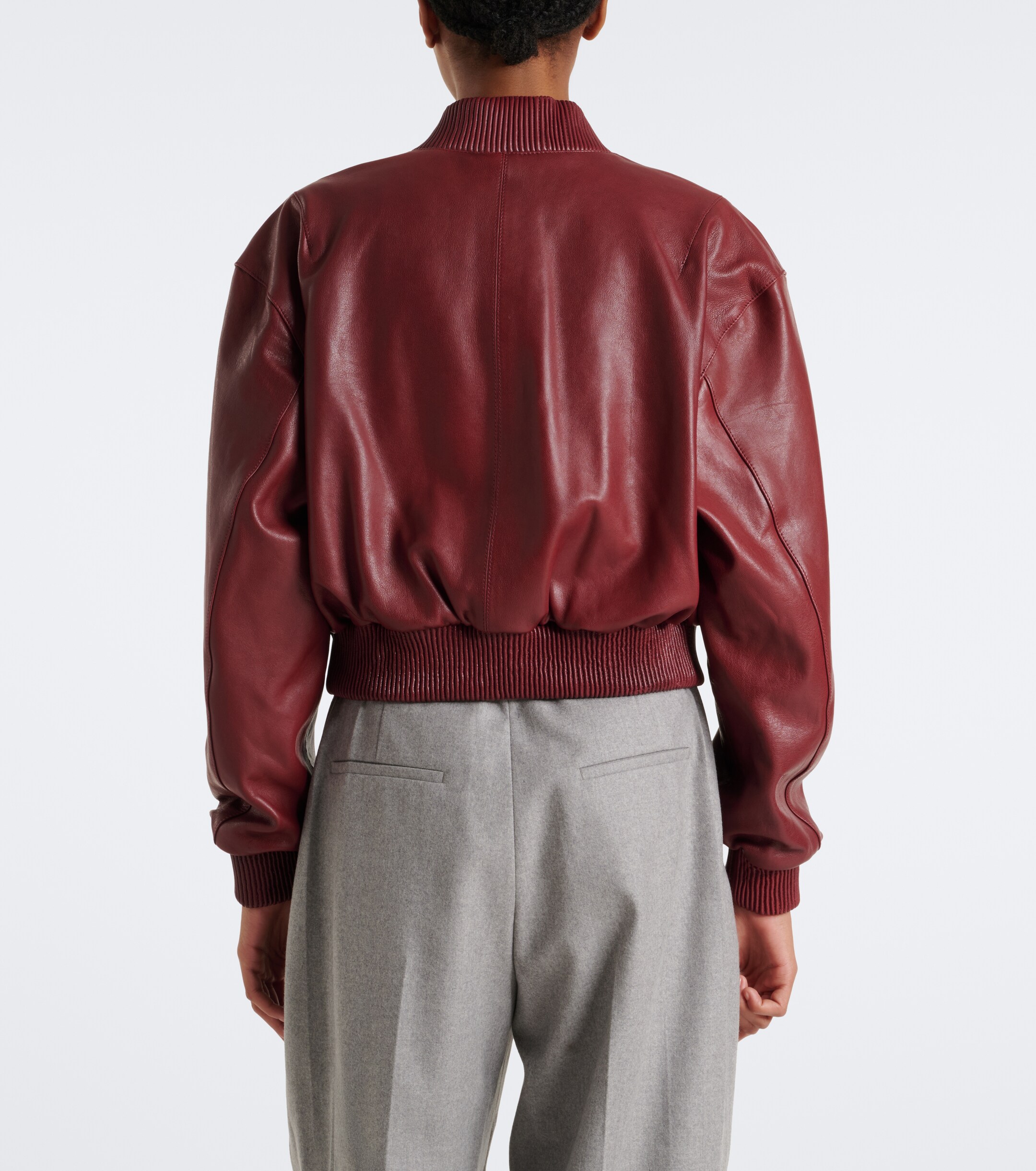 ARMA Arma Hannah leather bomber jacket