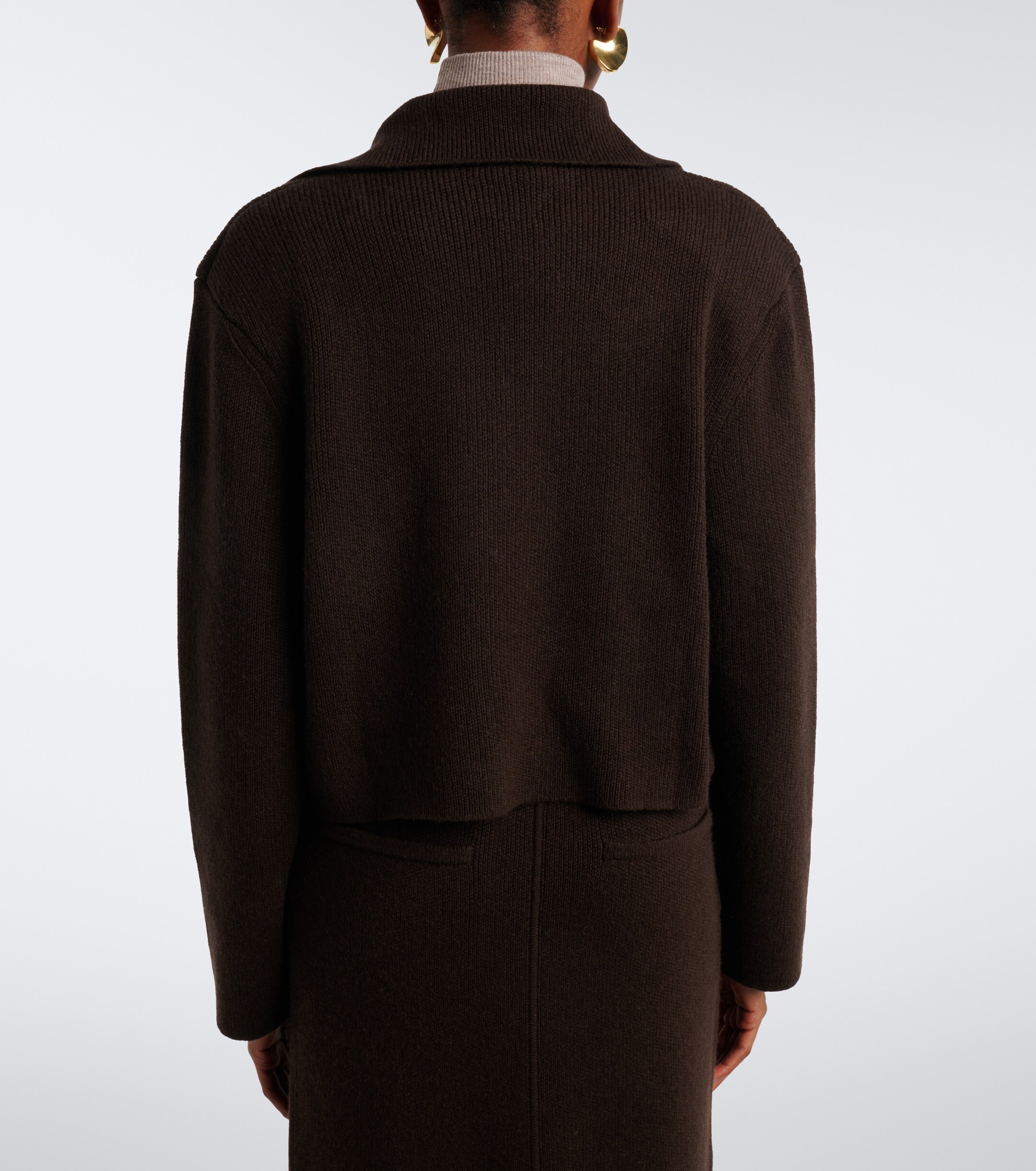 Jardin des Orangers Jardin des Orangers Cropped wool and cashmere jacket