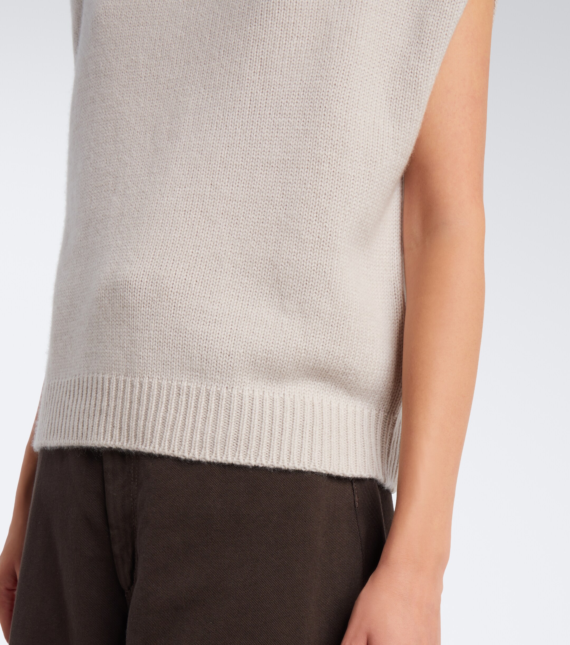 Jardin des Orangers Jardin des Orangers Wool and cashmere turtleneck sweater vest