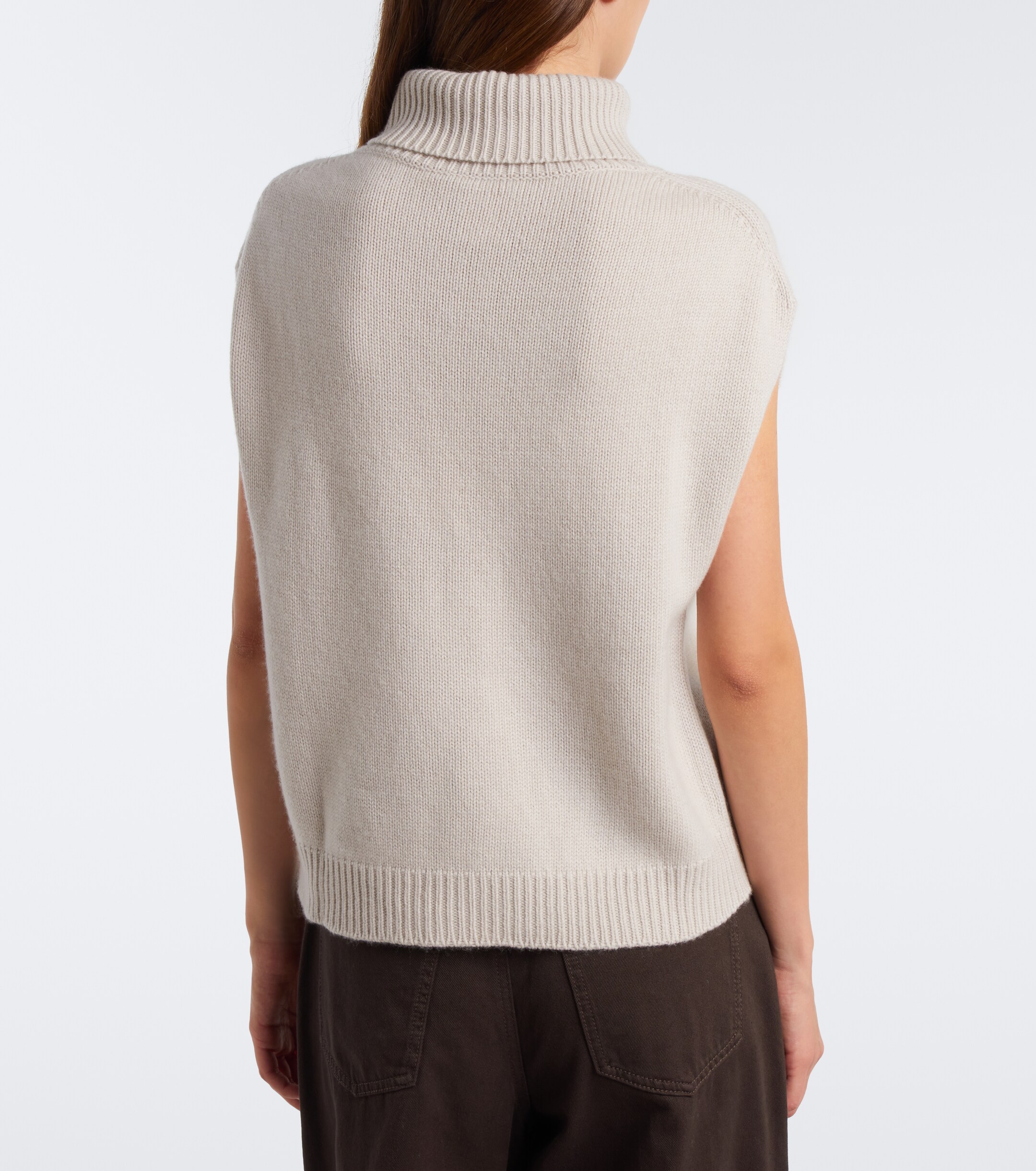 Jardin des Orangers Jardin des Orangers Wool and cashmere turtleneck sweater vest