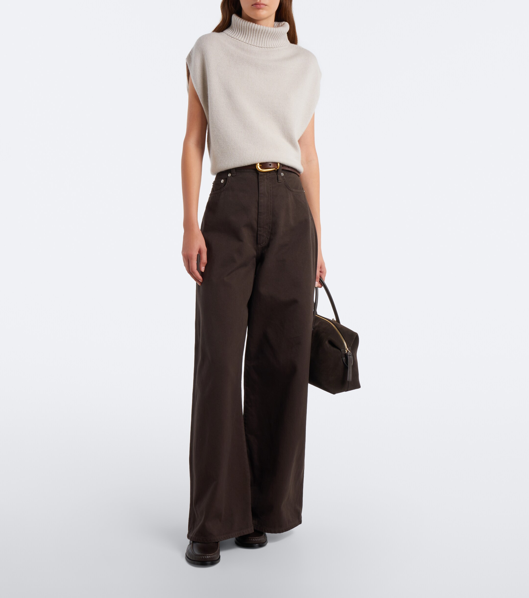Jardin des Orangers Jardin des Orangers Wool and cashmere turtleneck sweater vest