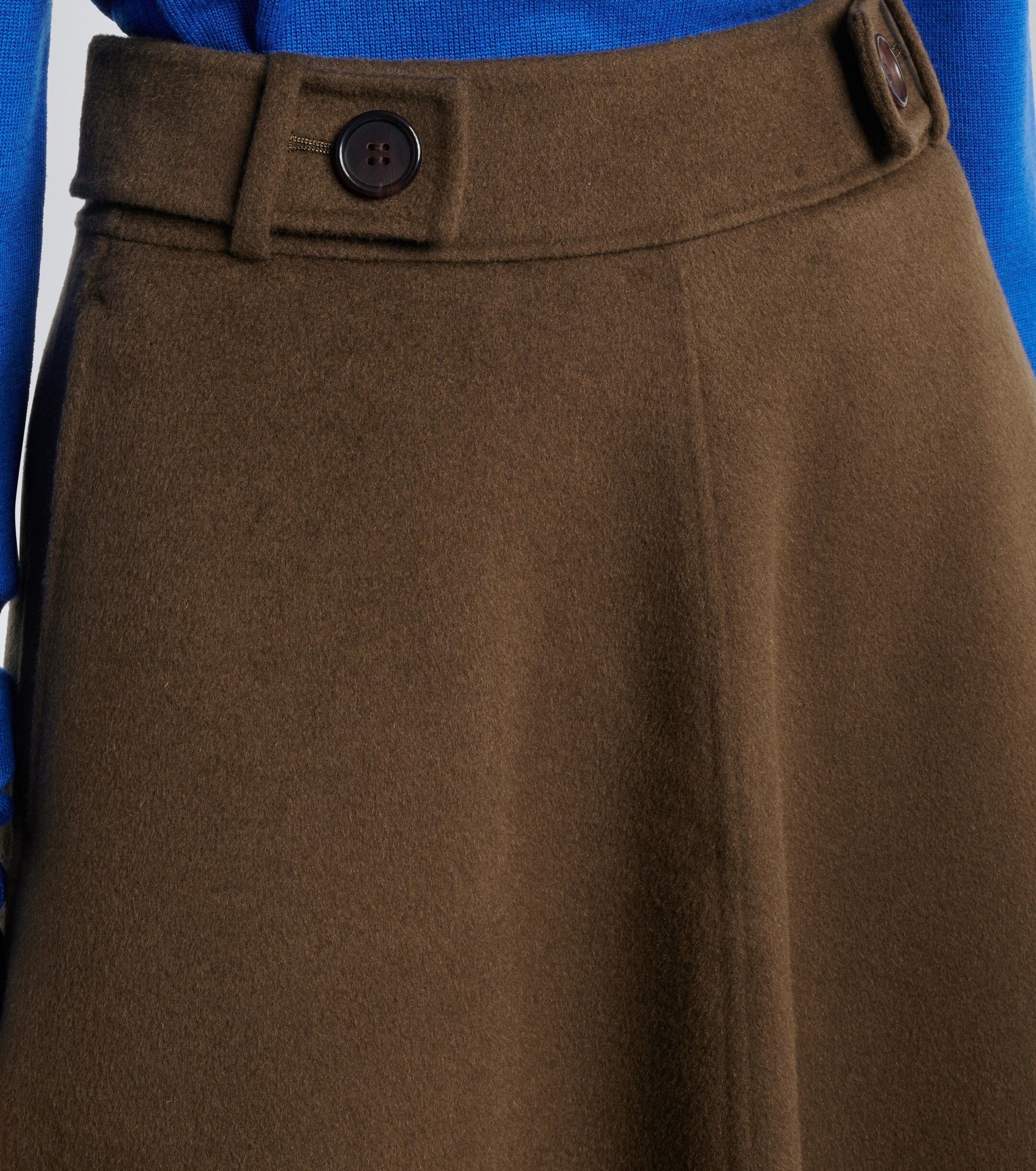 LISA YANG Lisa Yang Doublé wool and cashmere midi skirt