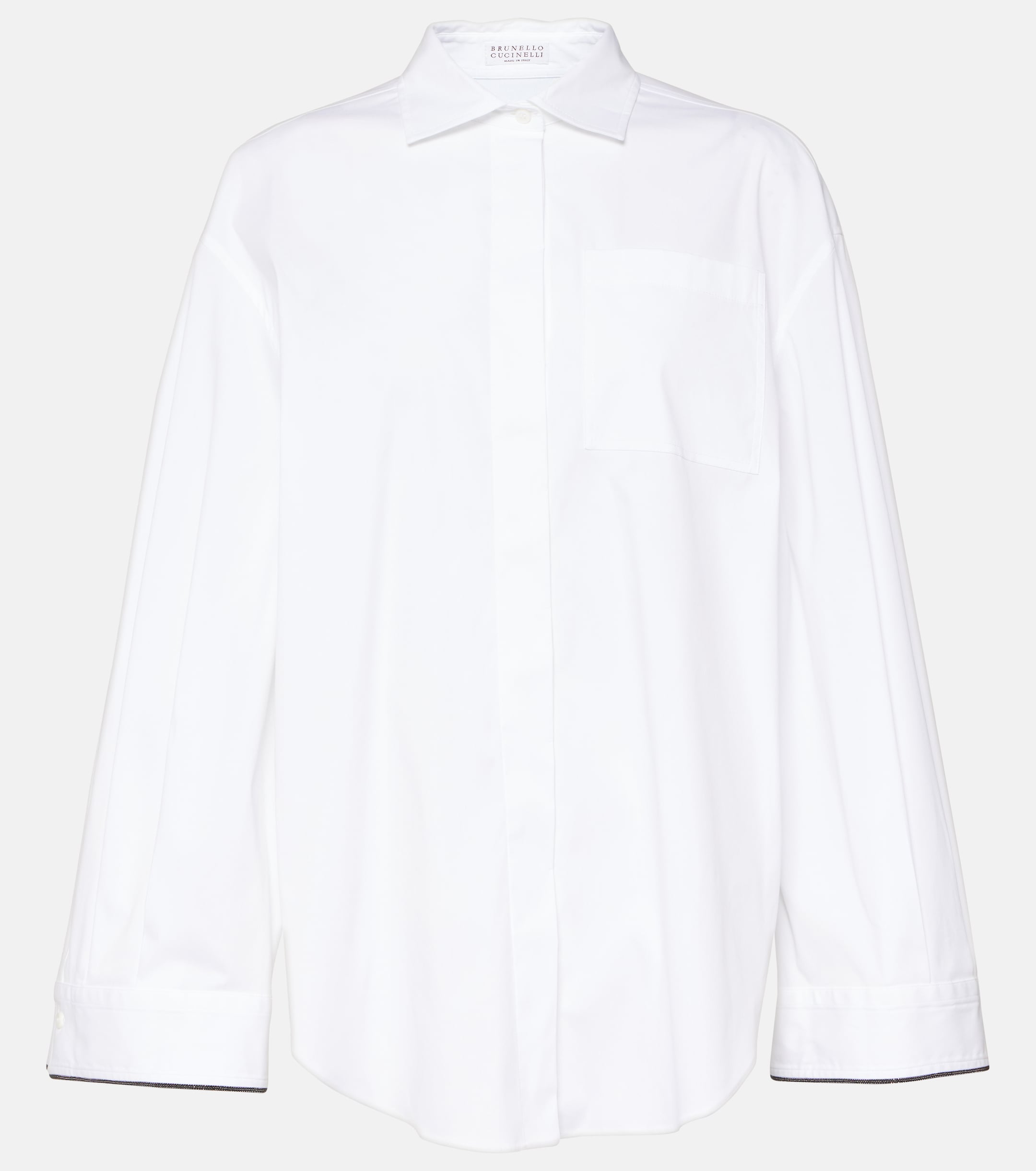 Brunello Cucinelli Cotton-blend shirt