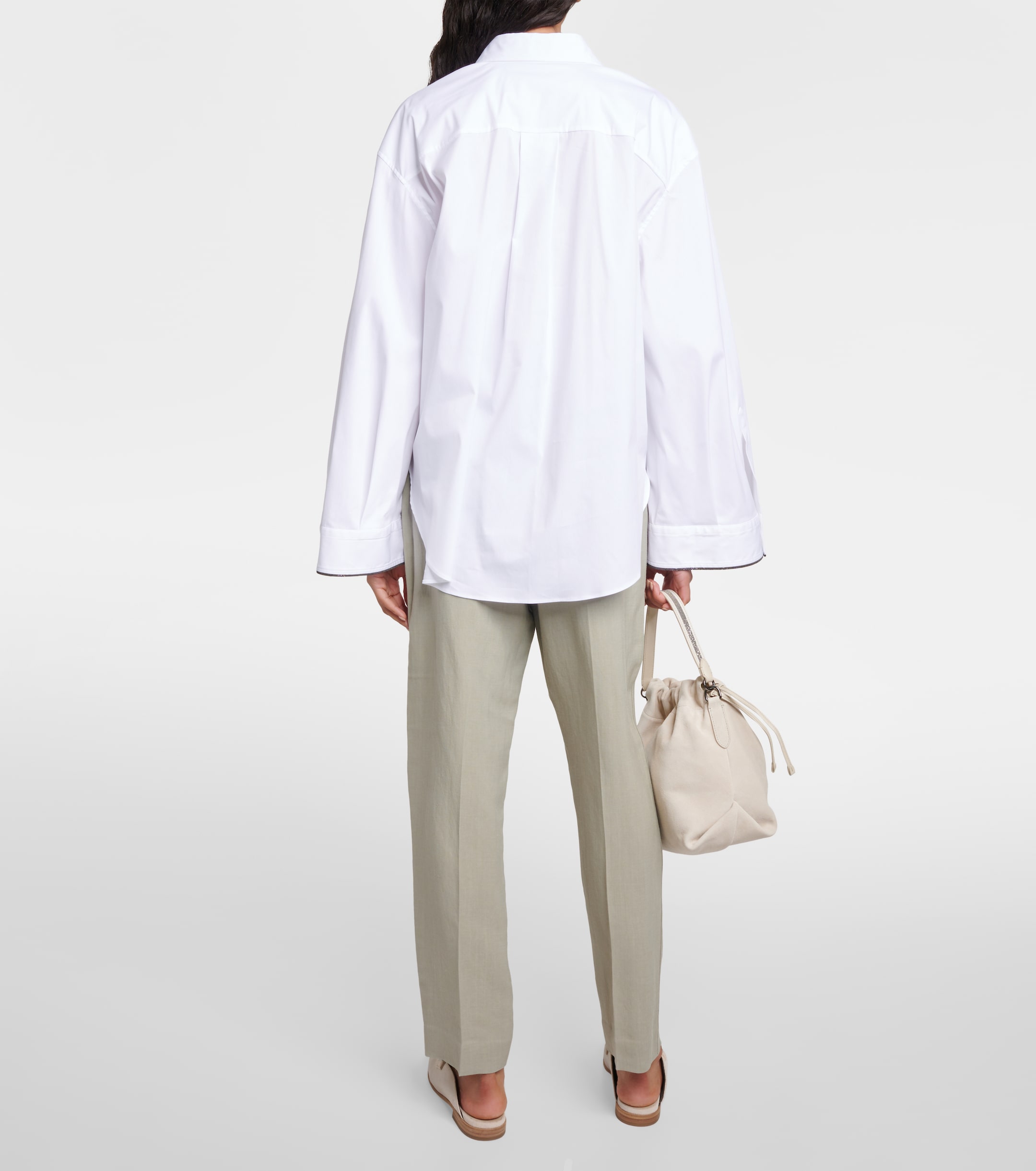 Brunello Cucinelli Cotton-blend shirt