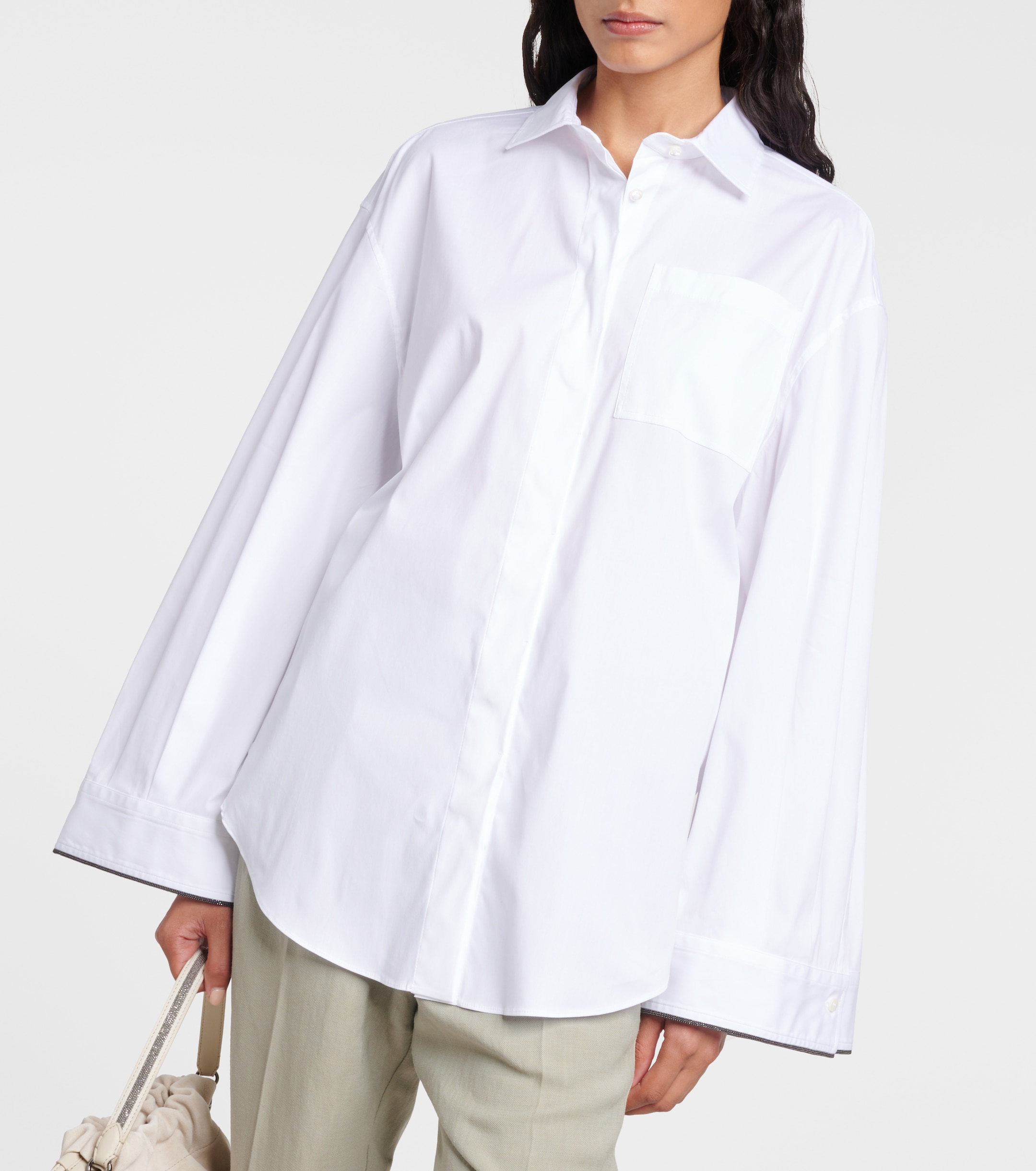 Brunello Cucinelli Cotton-blend shirt